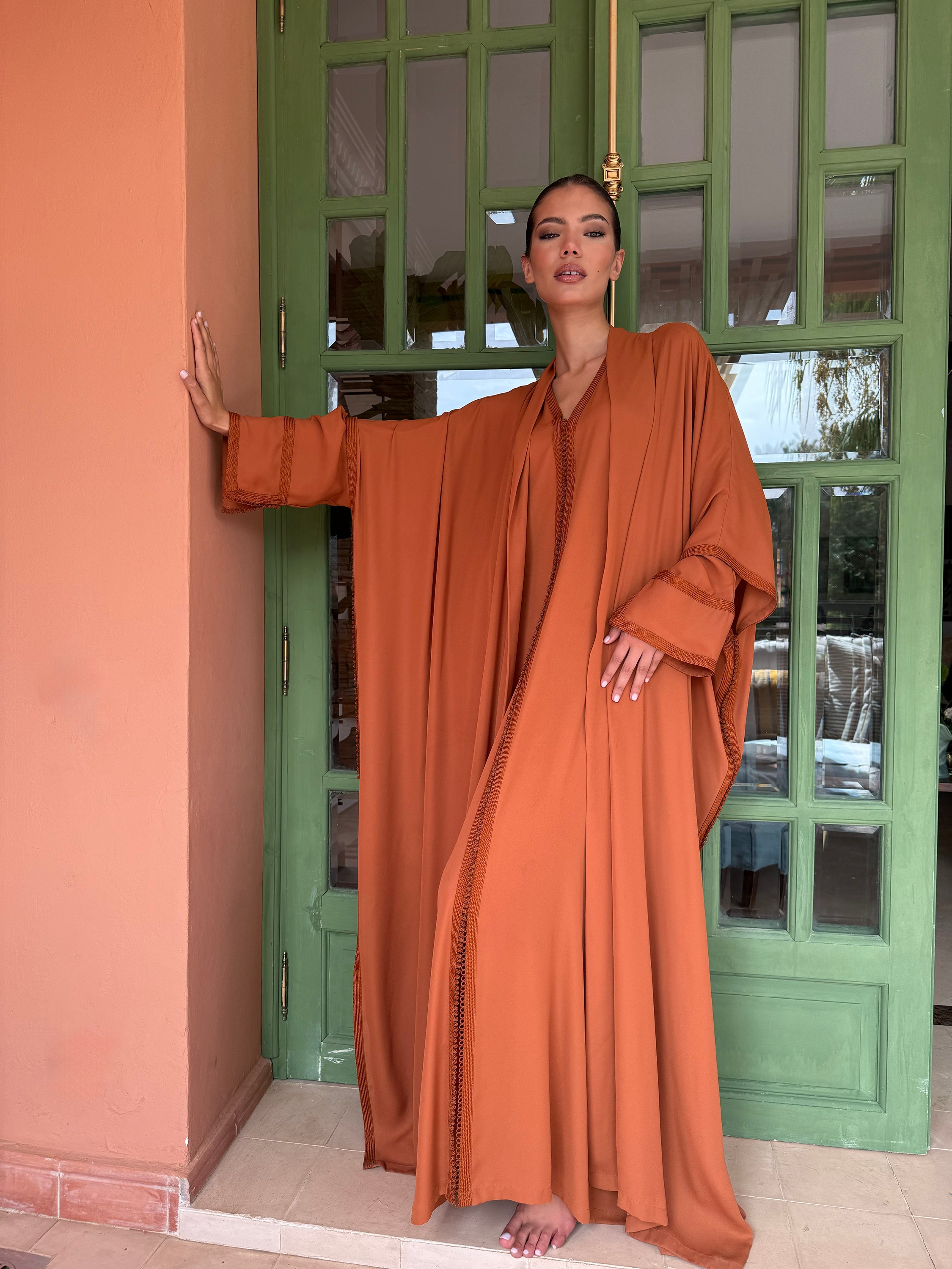 YARA Kimono Layered Two-Piece Kaftan