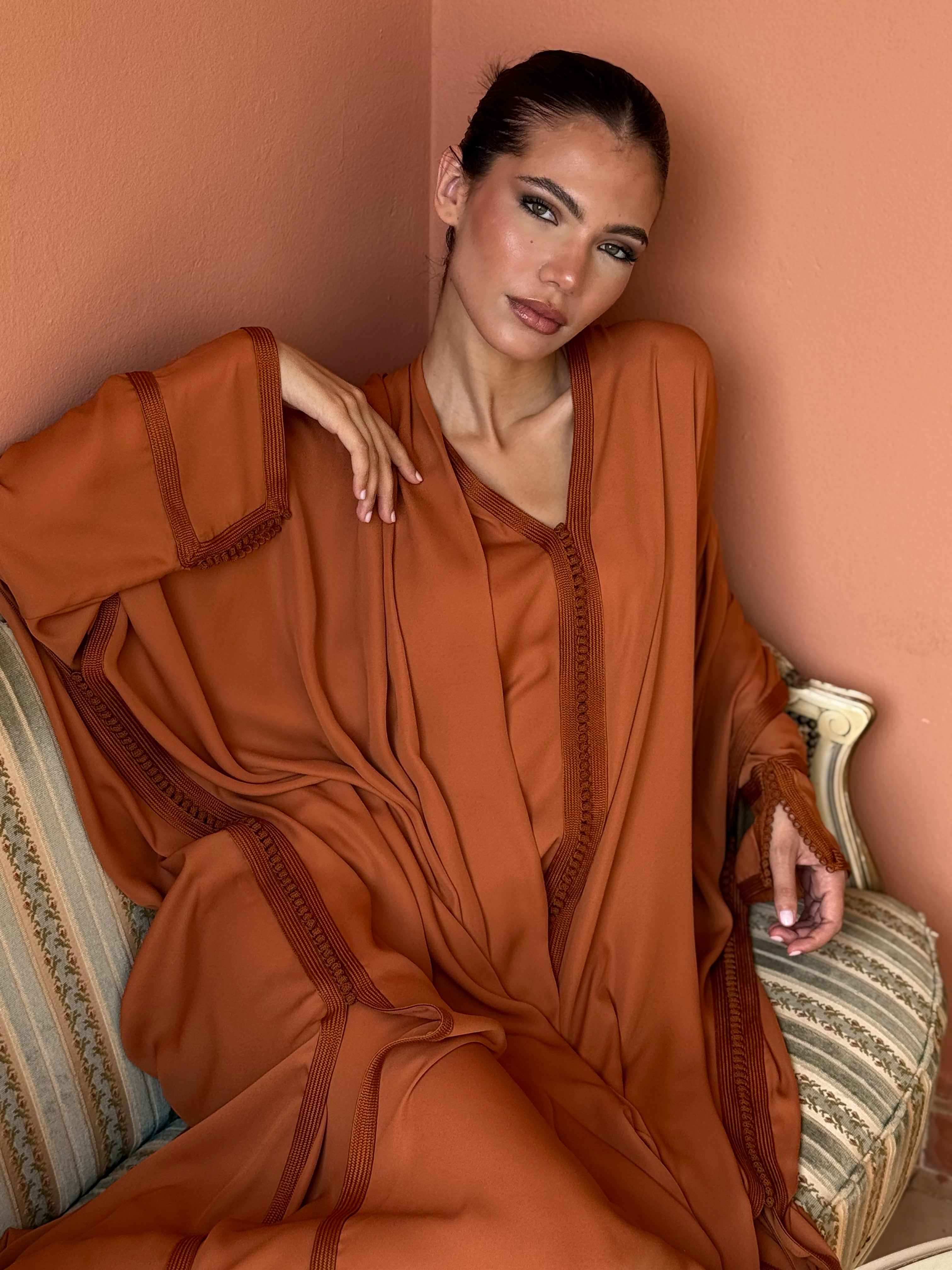 YARA Kimono Layered Two-Piece Kaftan