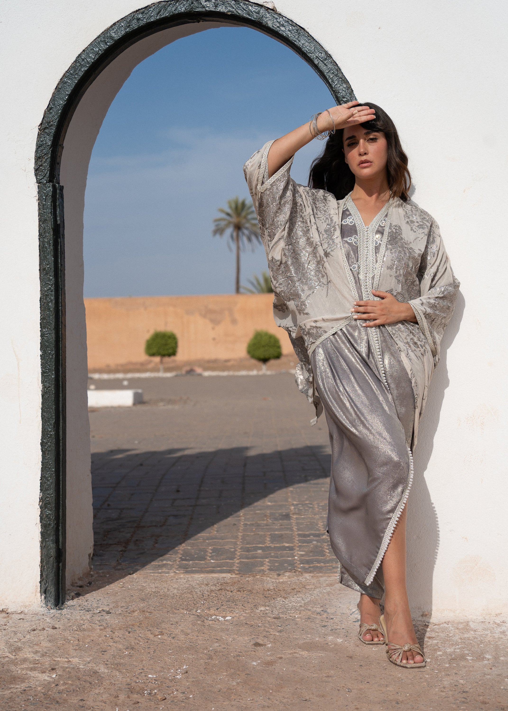 IMAN 2-PIECE KAFTAN