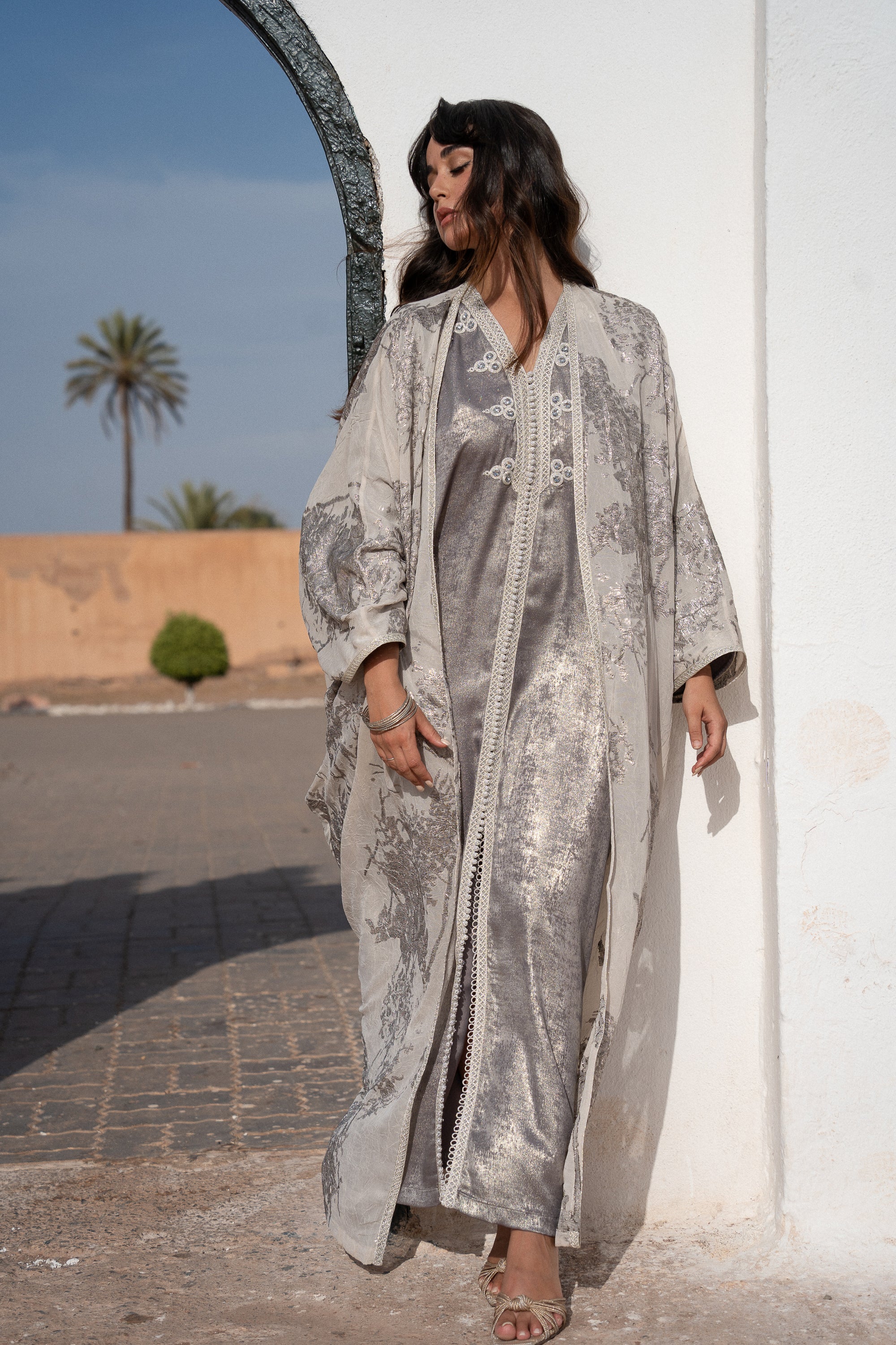 IMAN 2-PIECE KAFTAN