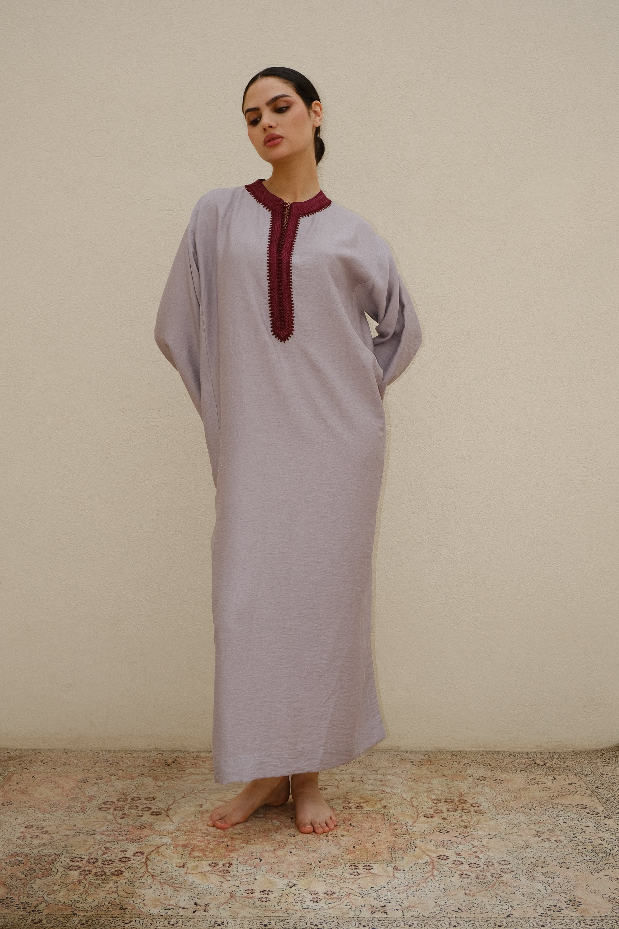 SAMIHA LINEN KAFTAN