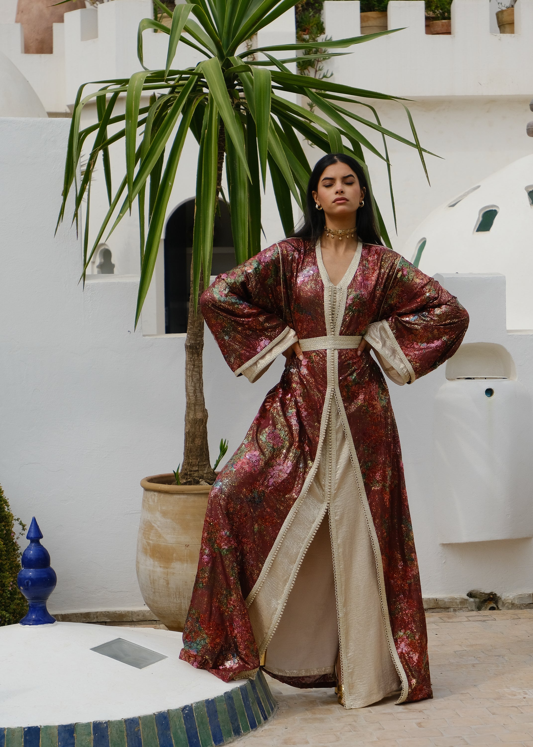SAMAR 2-PIECE KAFTAN