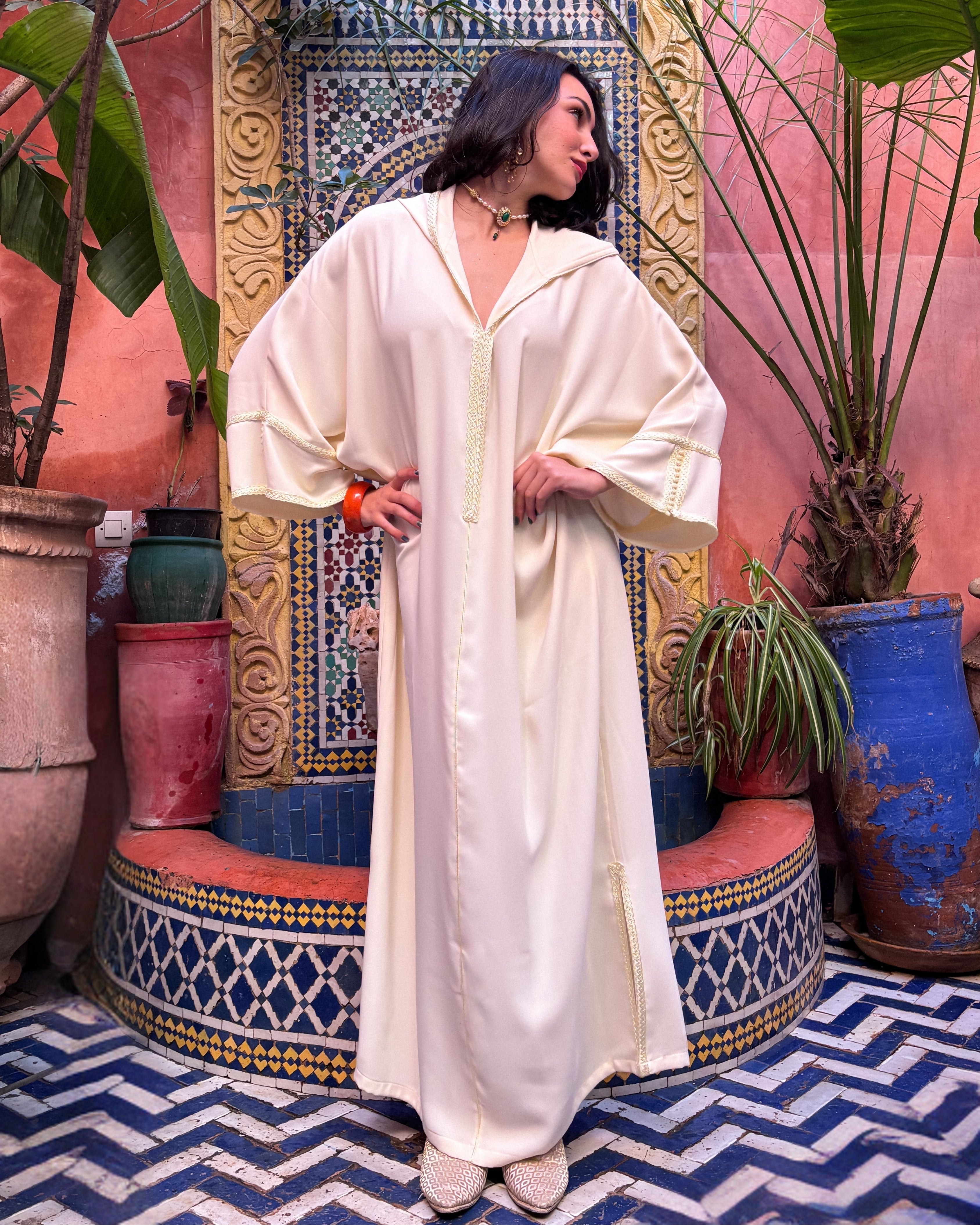 FARIDA CREPE DJELLABA
