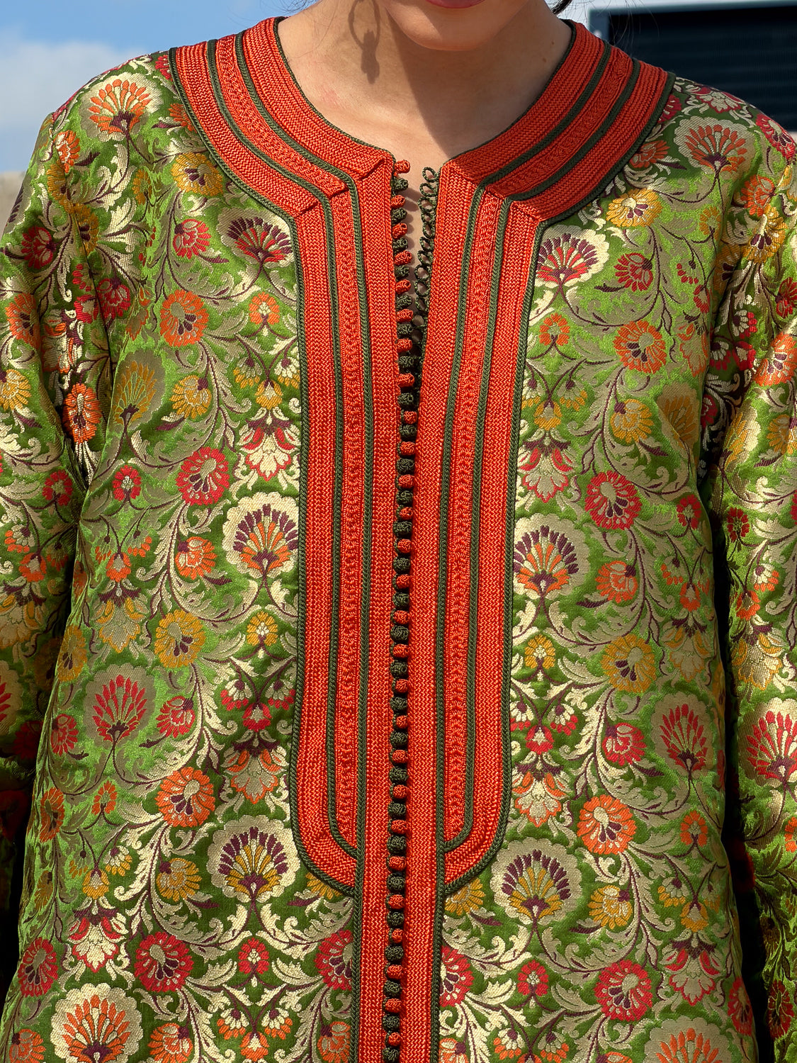 MALIKA SILK BROCADE KAFTAN