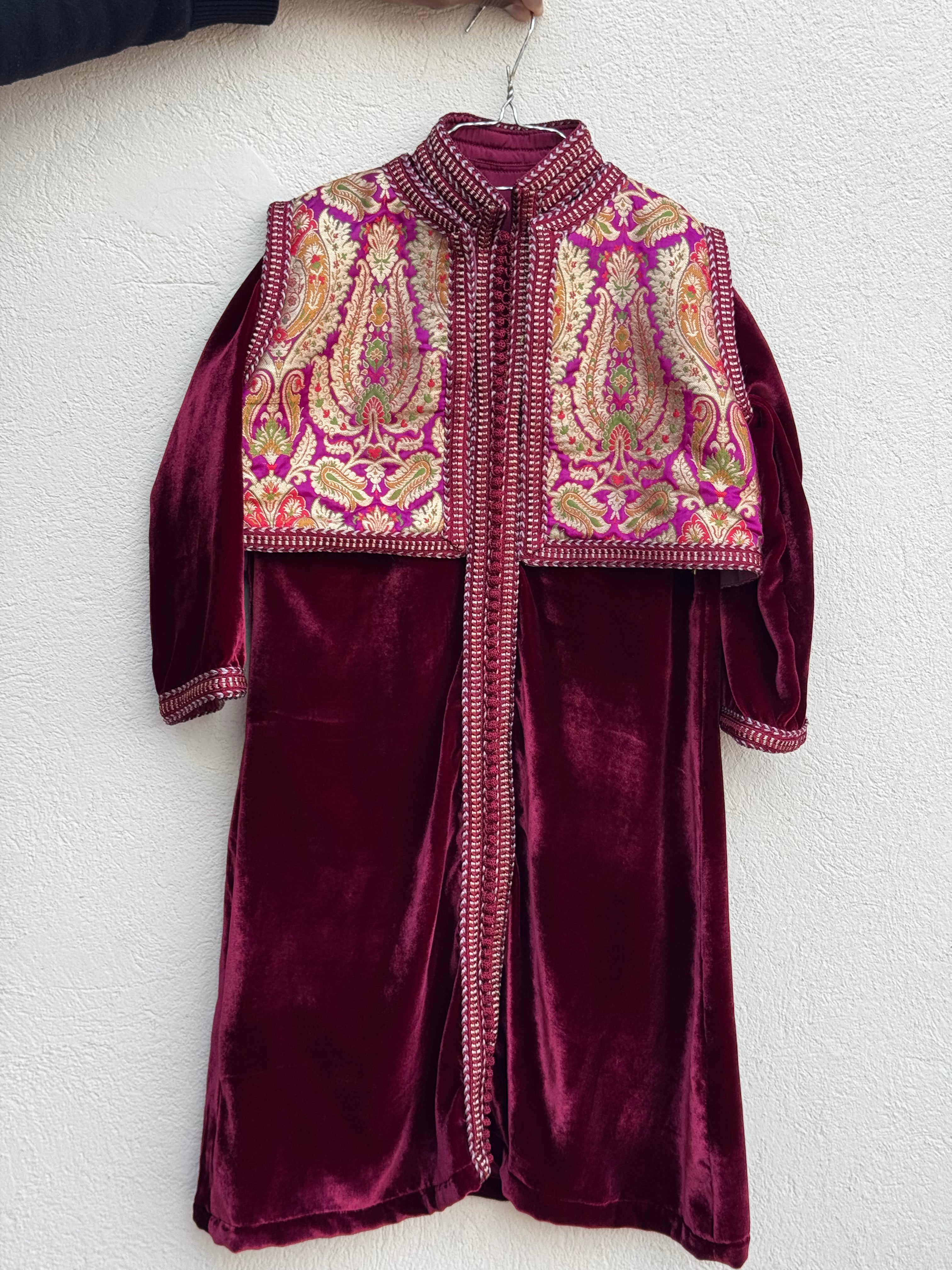 MAYA TWO-PIECE KAFTAN & GILET AGE 4-5
