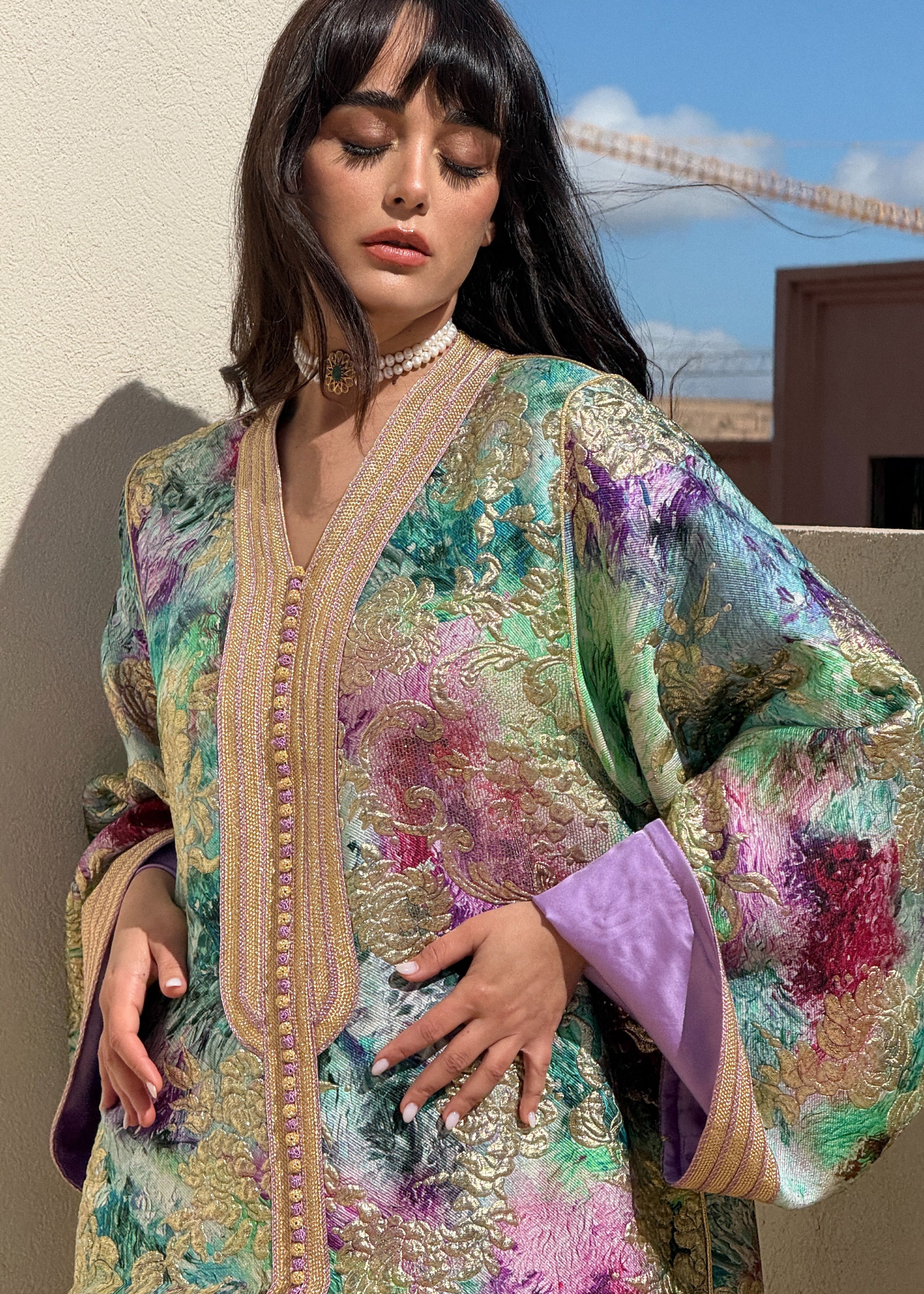 AZIZA SILK KAFTAN