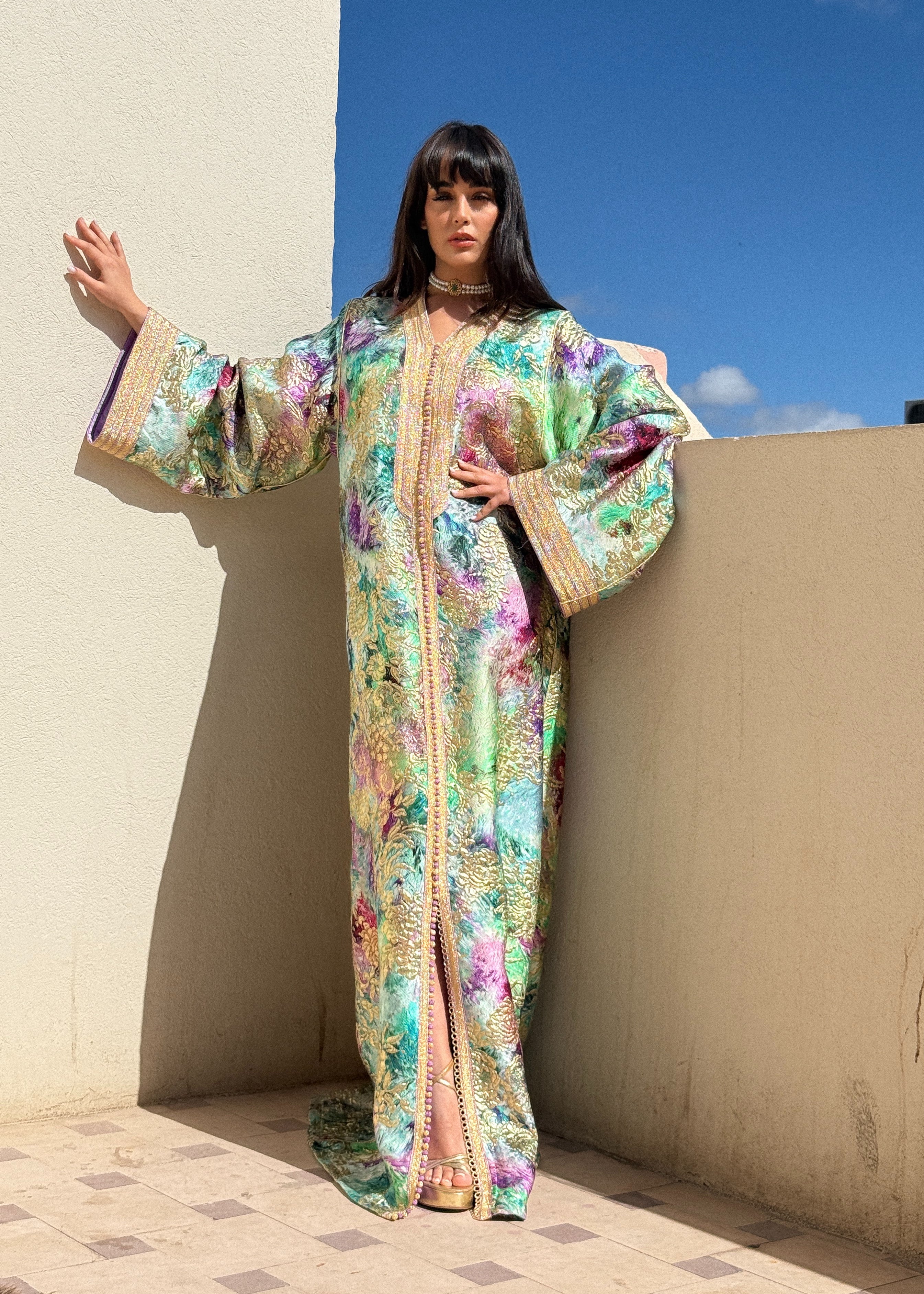 AZIZA SILK KAFTAN