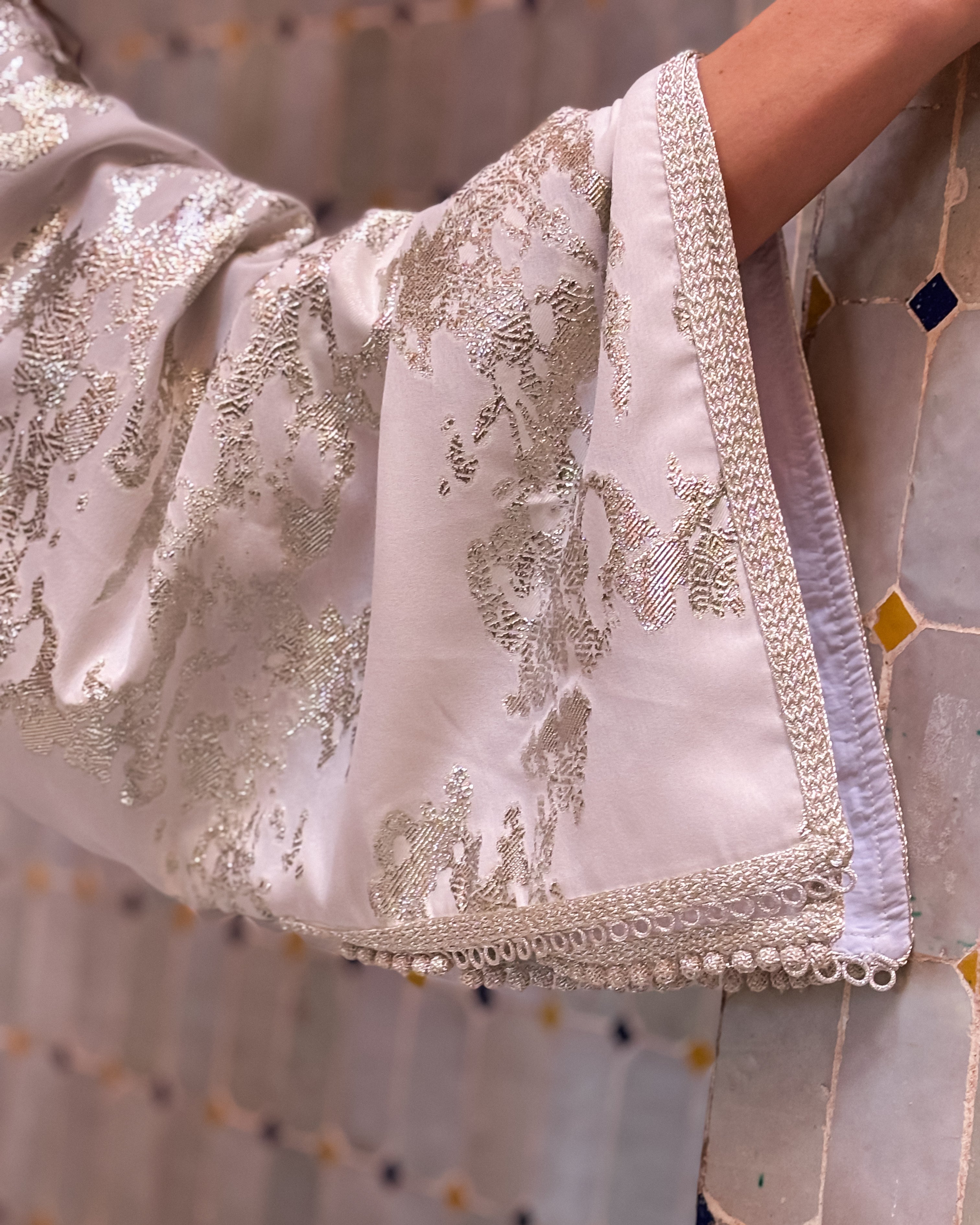 HANA TWO-PIECE BROCADE KAFTAN