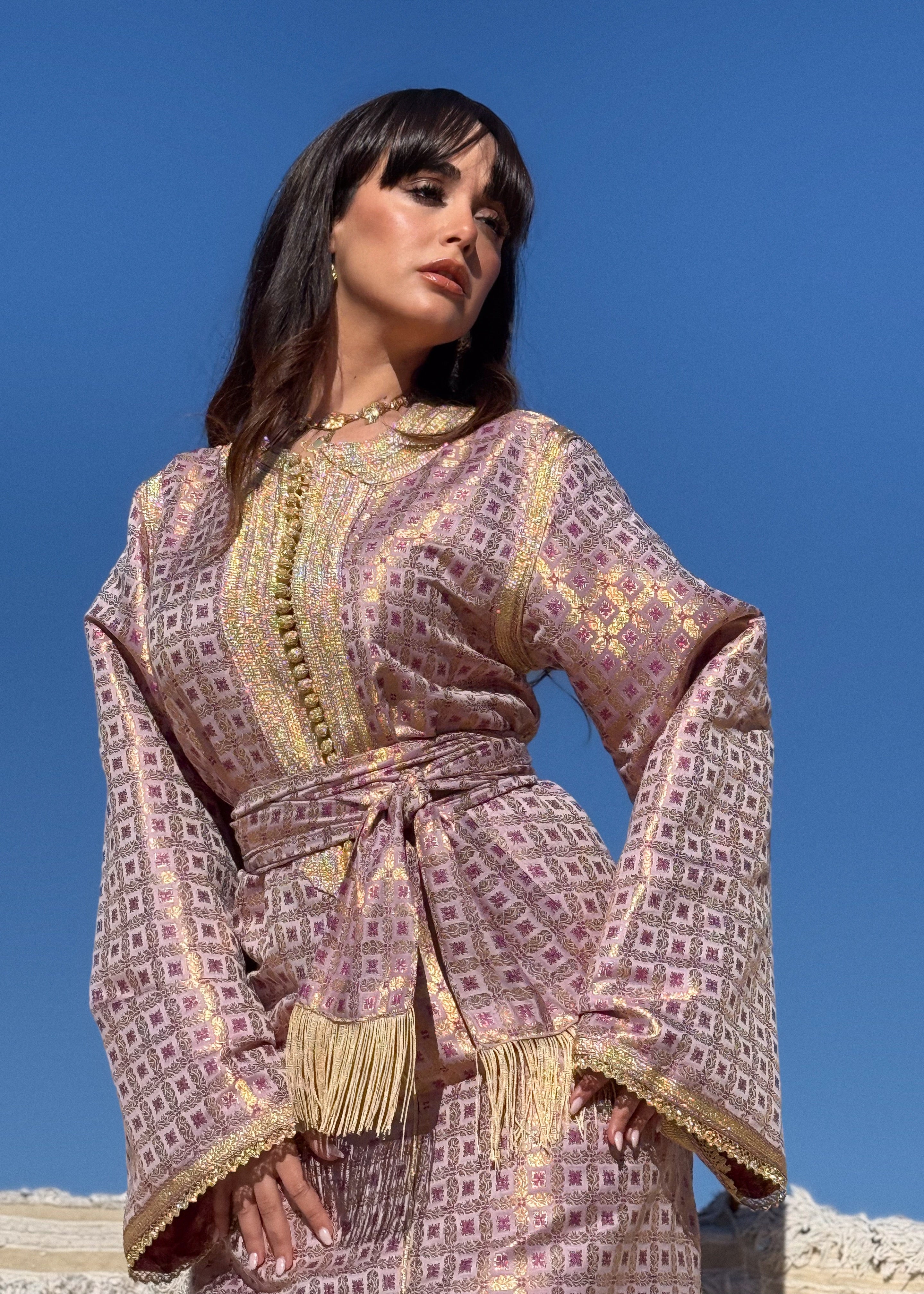 FATMA SILK BROCADE KAFTAN