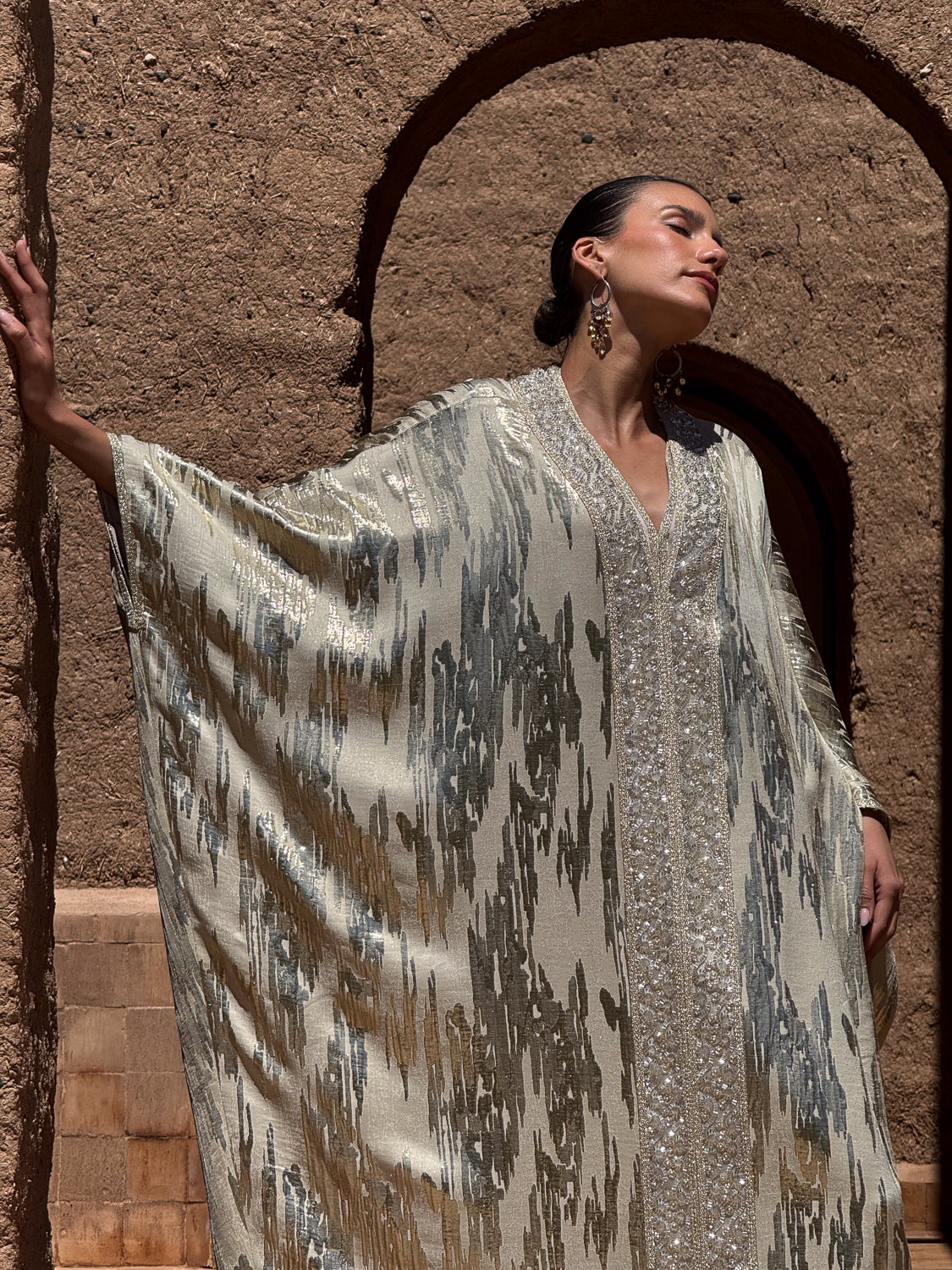 SANNA TWO-PIECE OVERSIZED KAFTAN