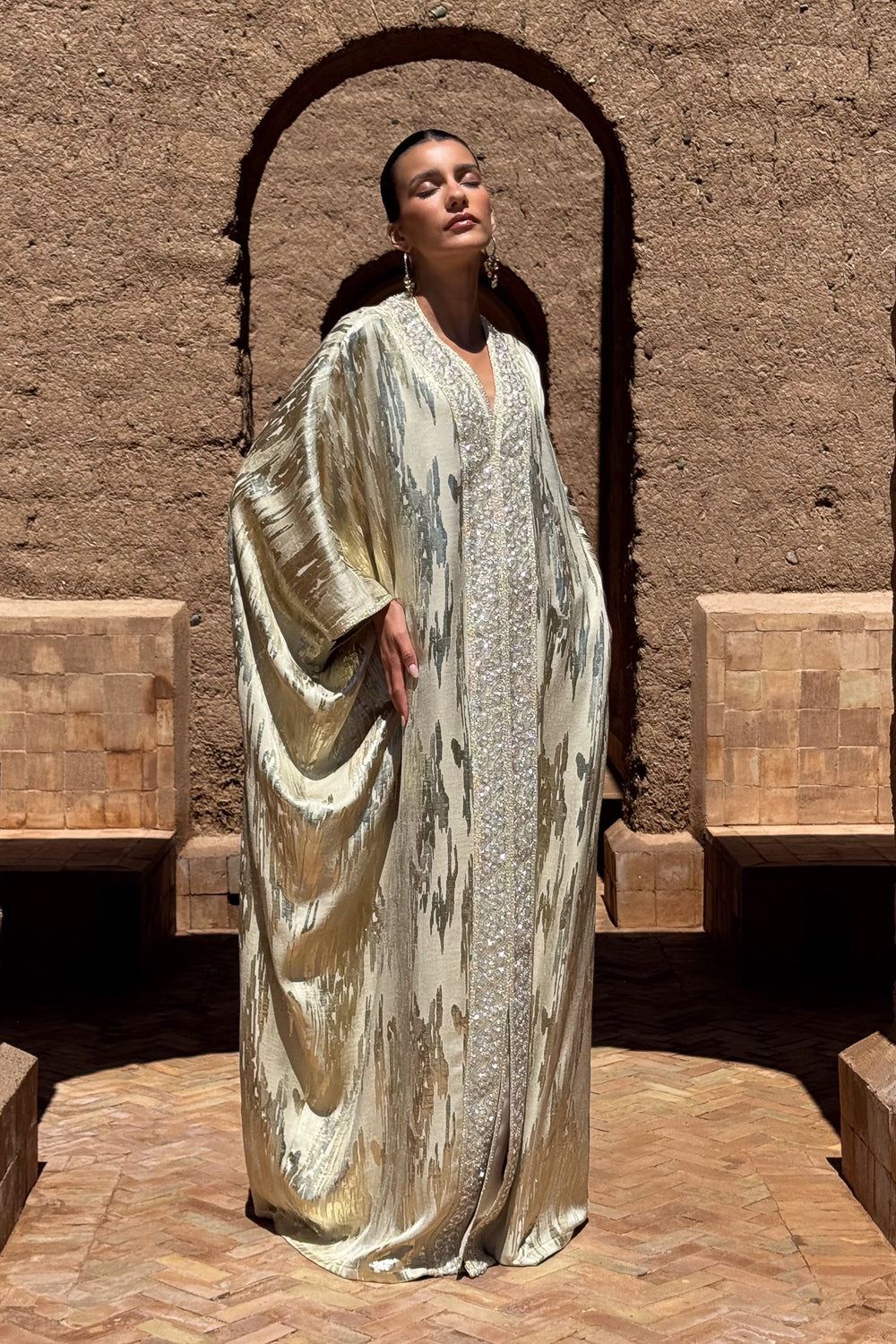 SANNA TWO-PIECE OVERSIZED KAFTAN