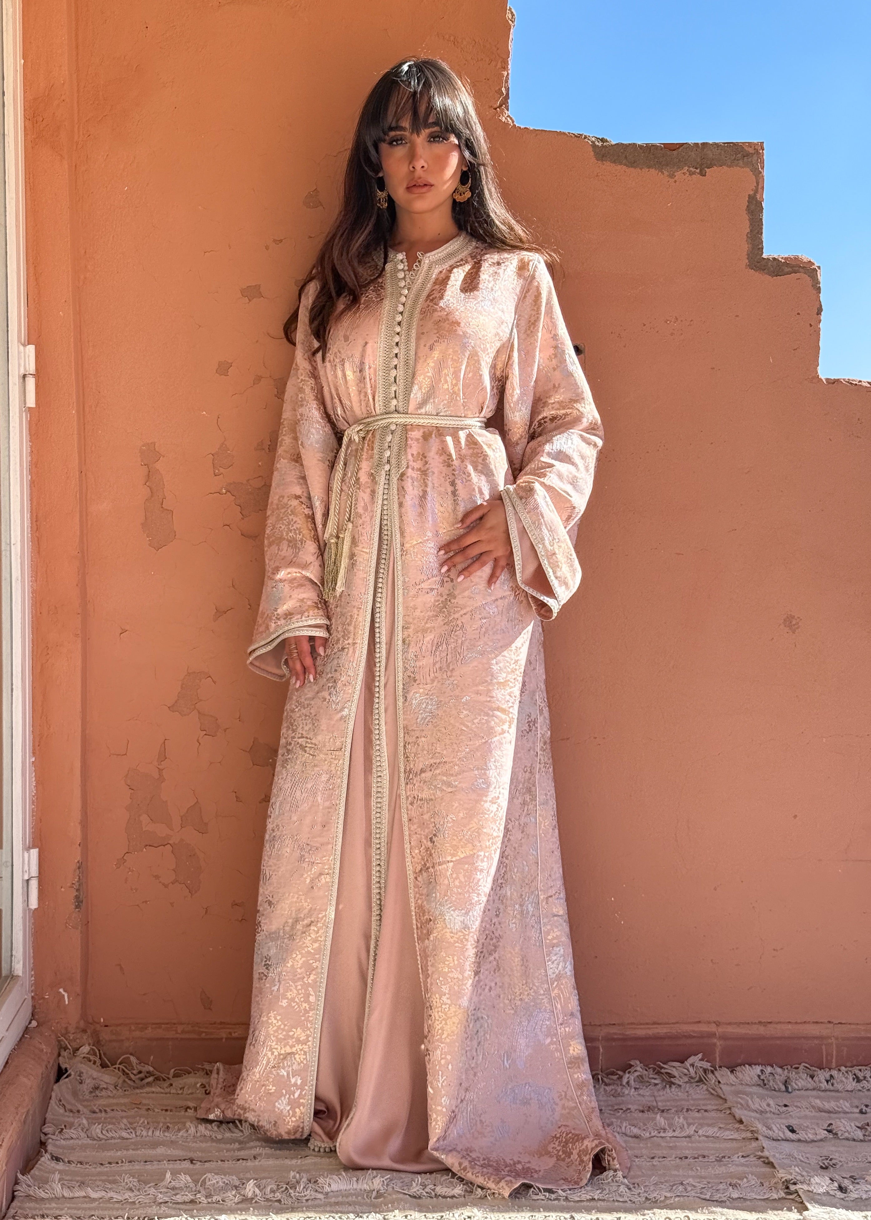 HAILA TWO-PIECE SILK KAFTAN
