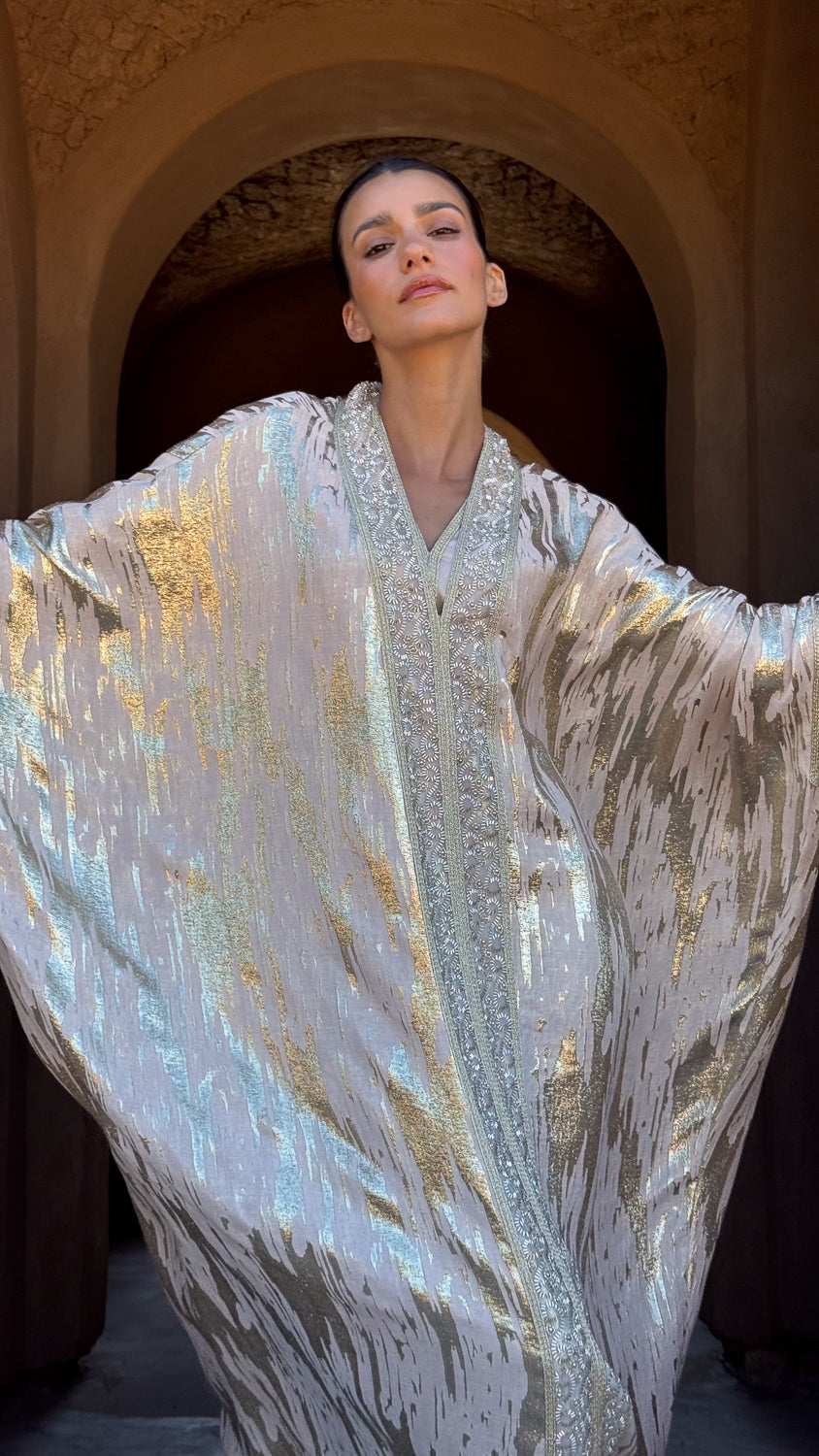 SAMIA TWO-PIECE OVERSIZED KAFTAN