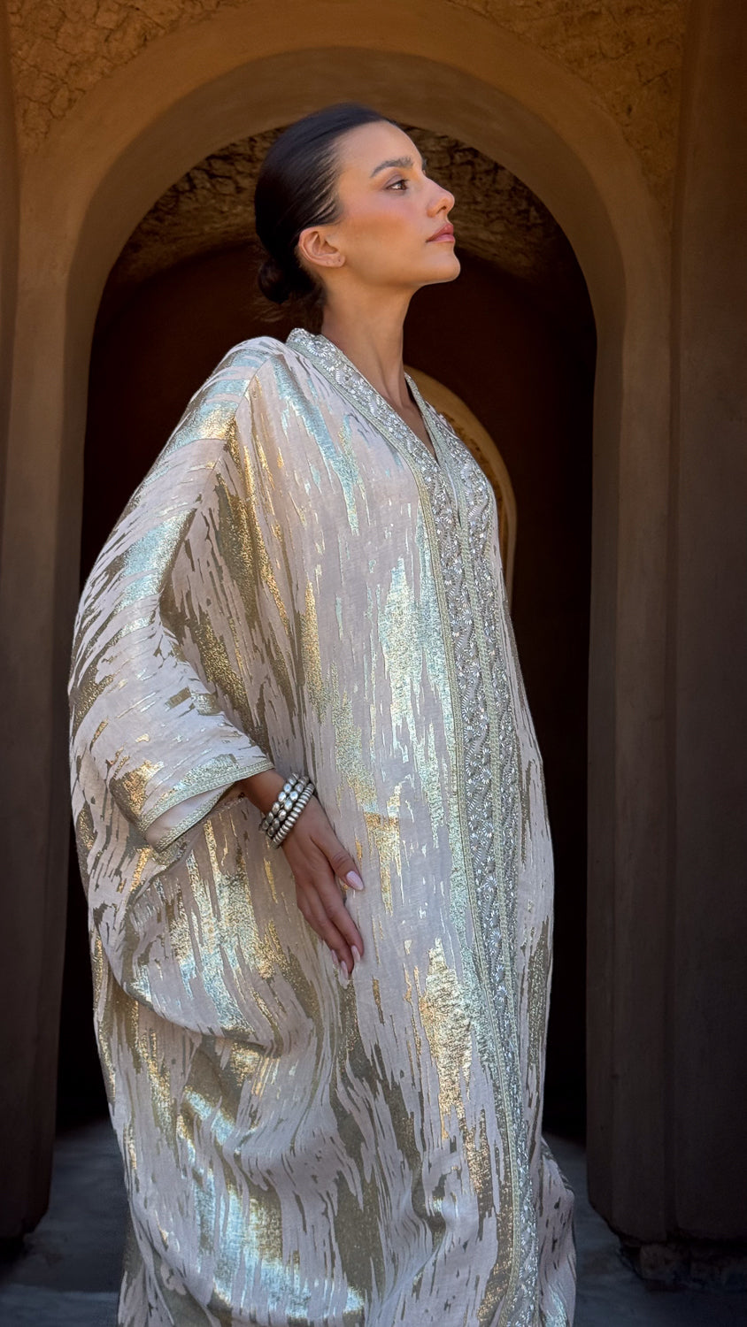 SAMIA TWO-PIECE OVERSIZED KAFTAN