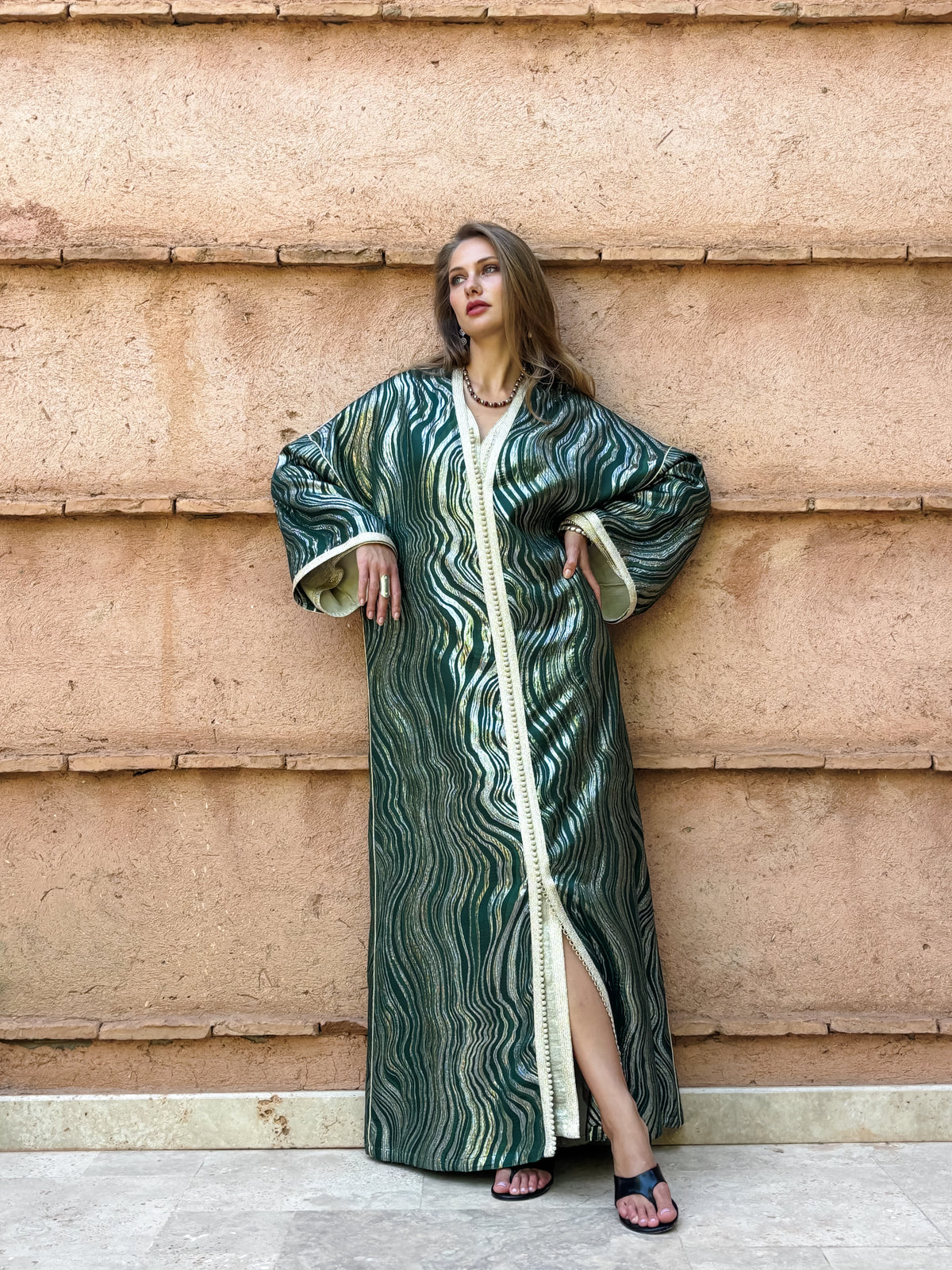 Najah Two-Piece Kaftan by Moroccan Touch