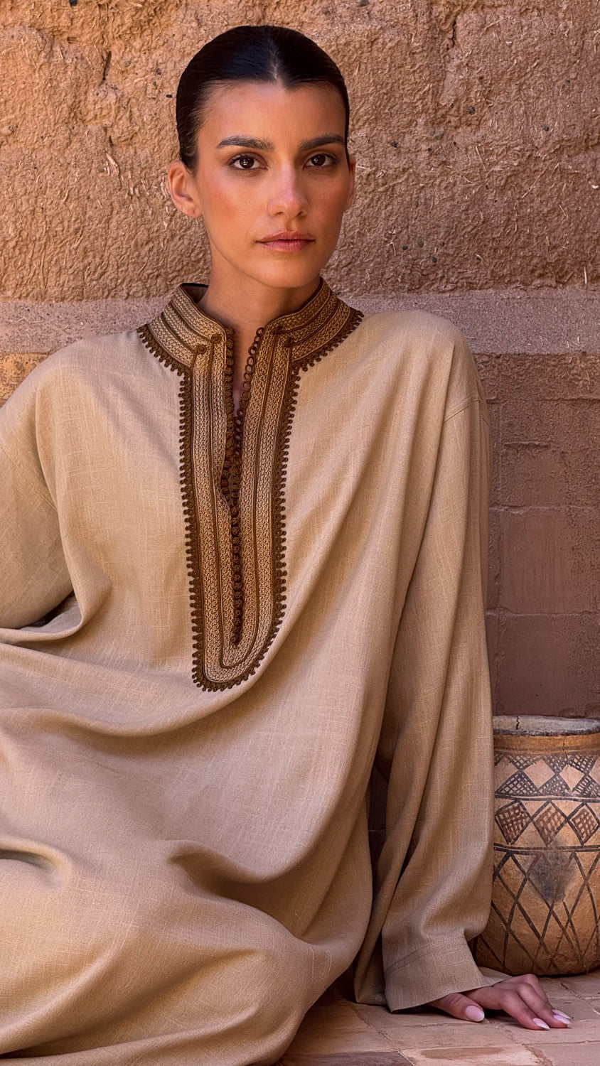 HASSIBA LINEN KAFTAN