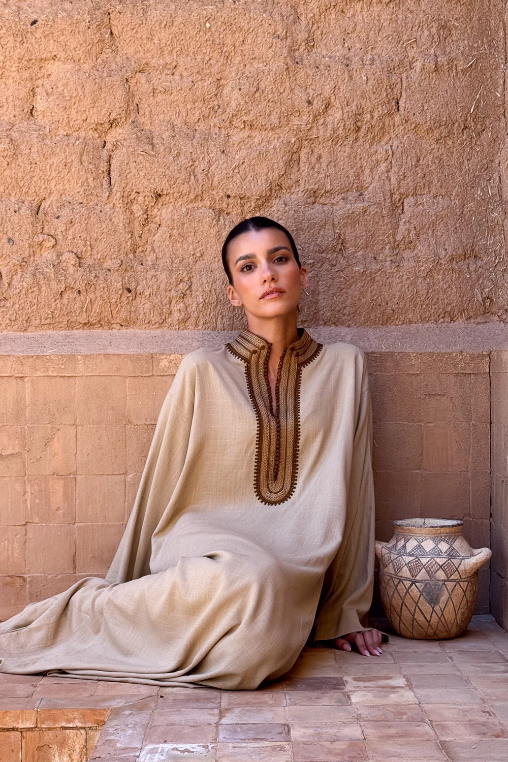 HASSIBA LINEN KAFTAN