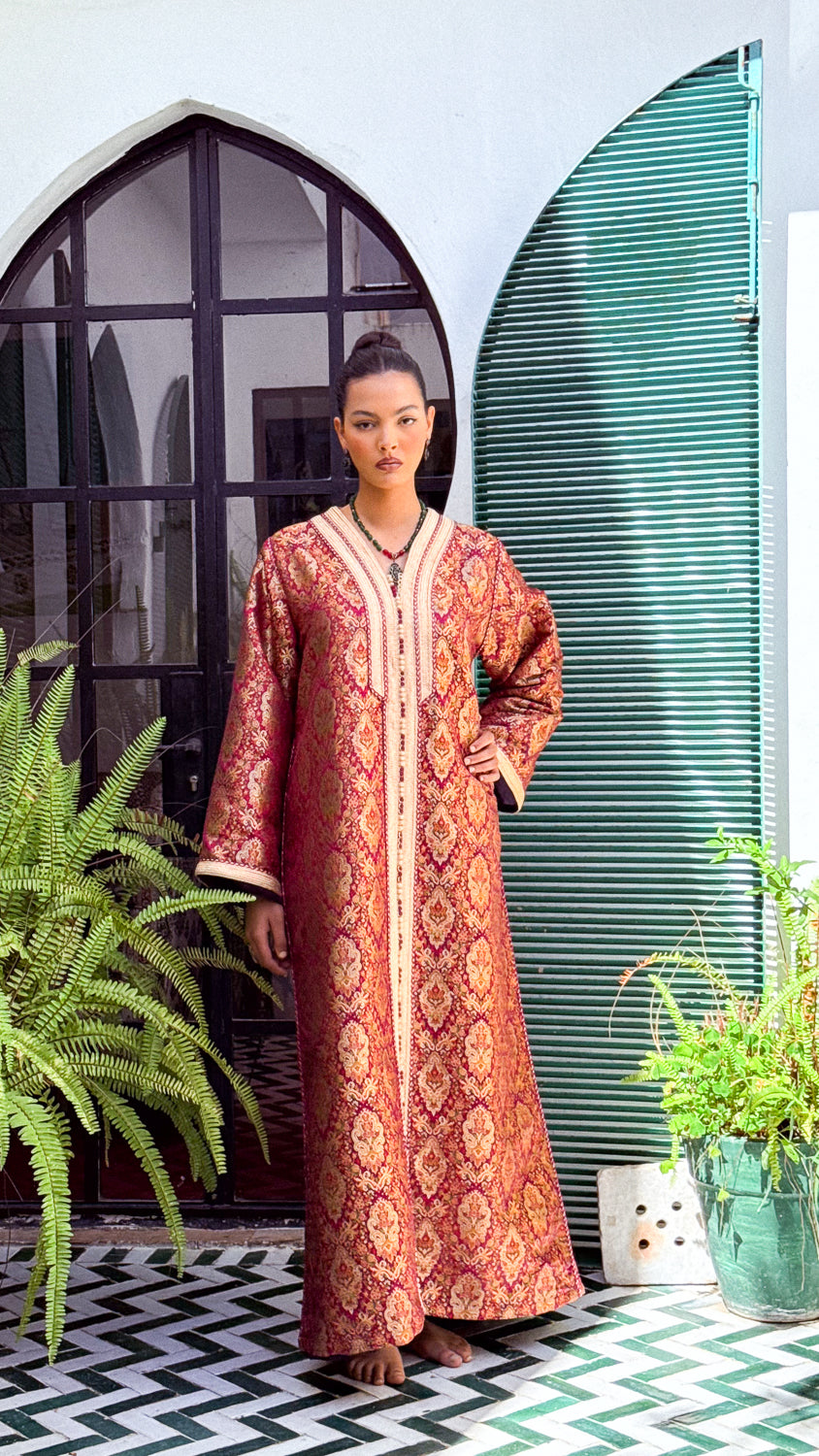 BARIKA SILK BROCADE KAFTAN