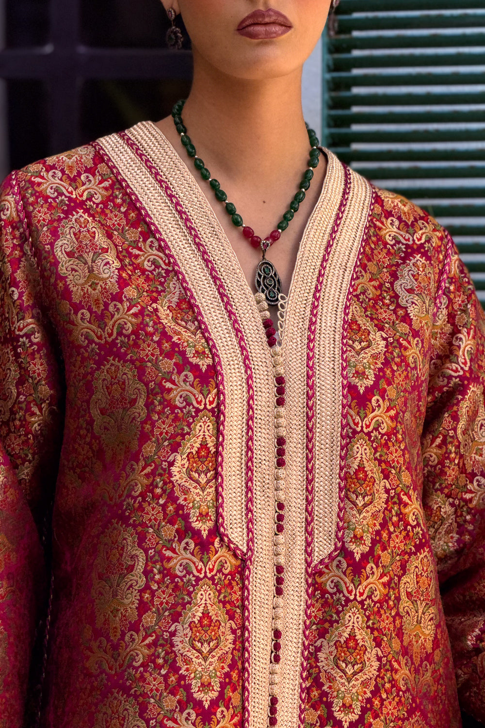 BARIKA SILK BROCADE KAFTAN