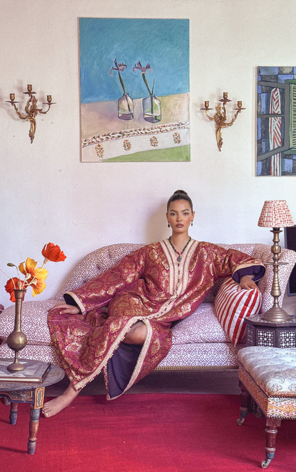 BARIKA SILK BROCADE KAFTAN