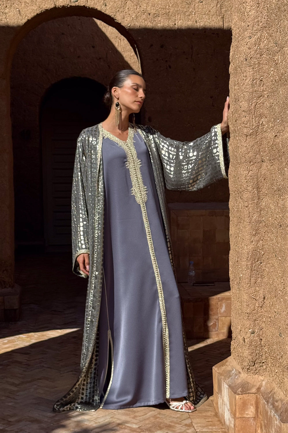 BUSRA & BUSHRA KAFTANS TWO-PIECE SET