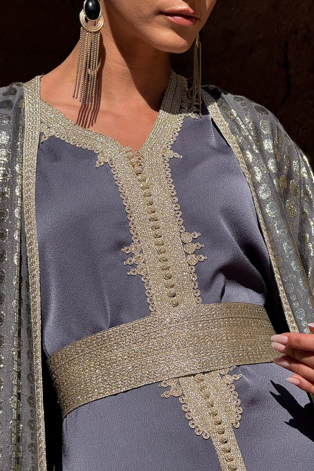 BUSRA & BUSHRA KAFTANS TWO-PIECE SET