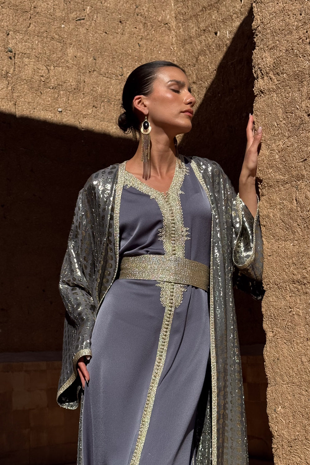 BUSRA & BUSHRA KAFTANS TWO-PIECE SET