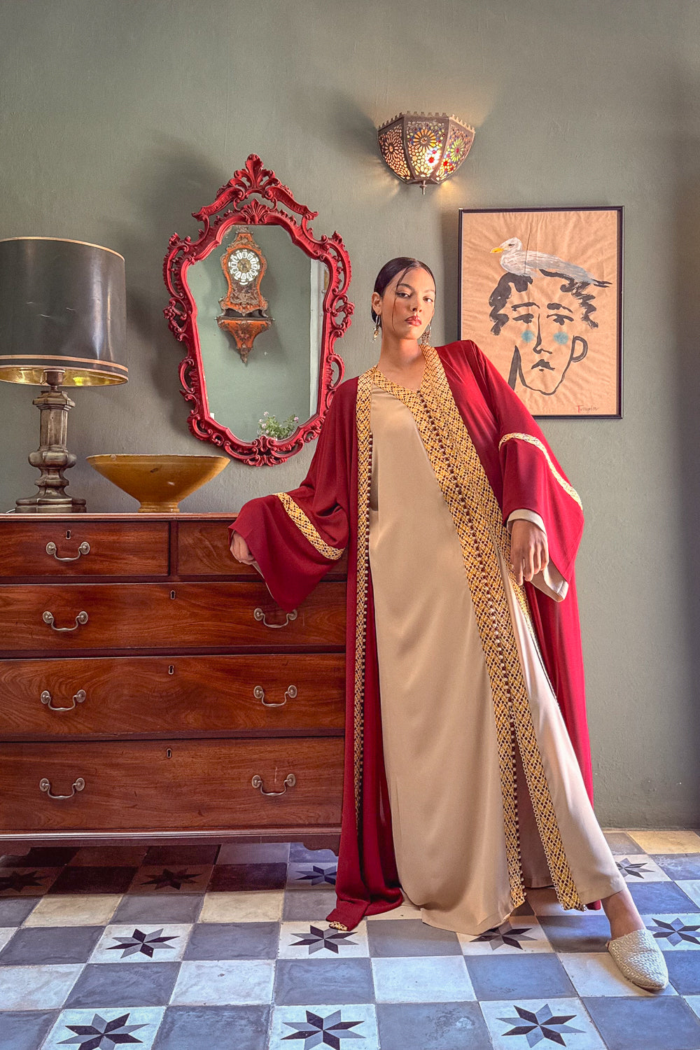 CHEMSA TWO-PIECE KAFTAN