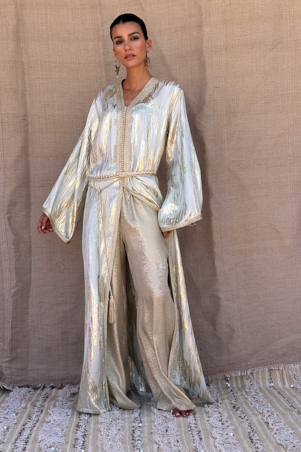 JUWAYRIYA TWO-PIECE KAFTAN