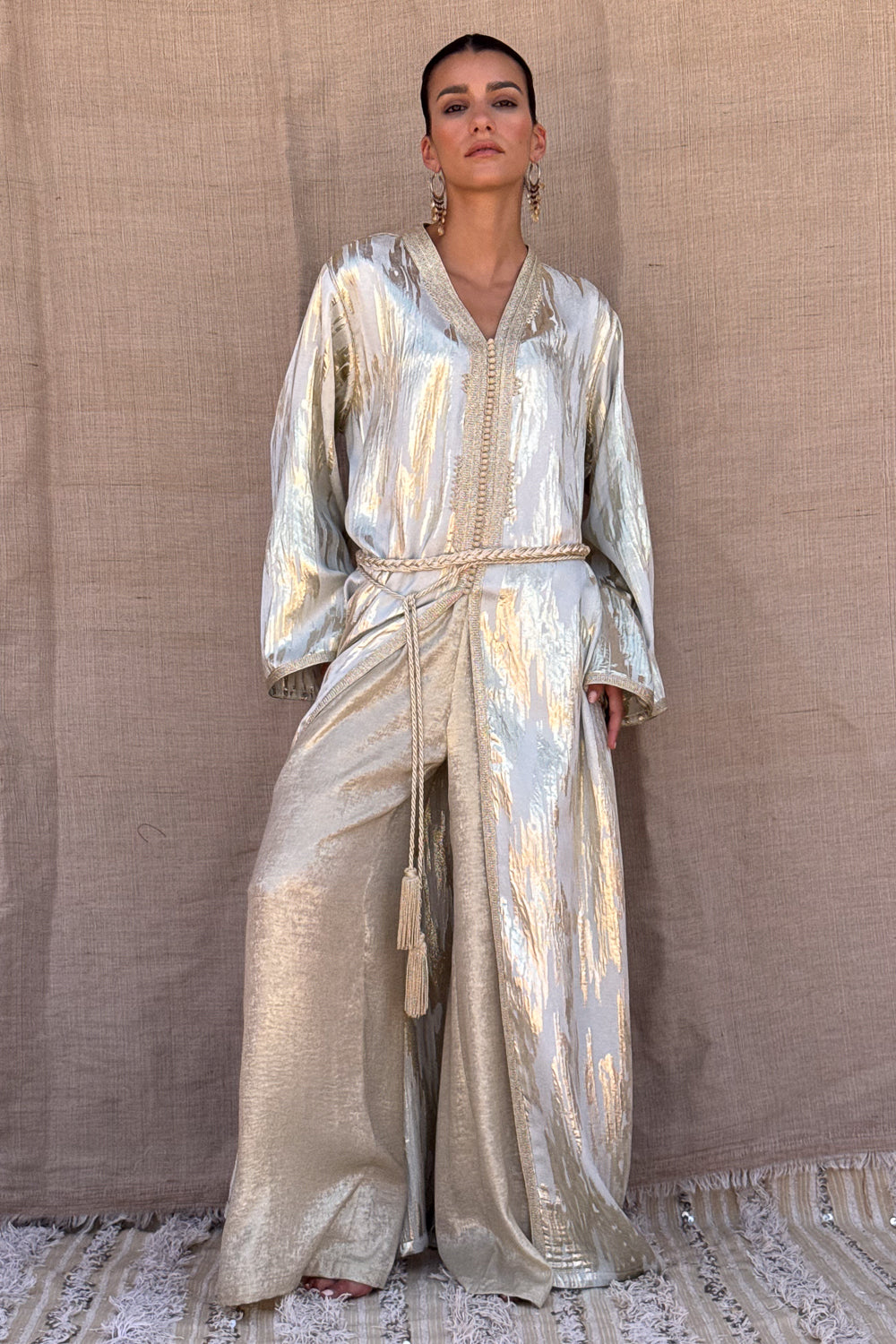 JUWAYRIYA TWO-PIECE KAFTAN