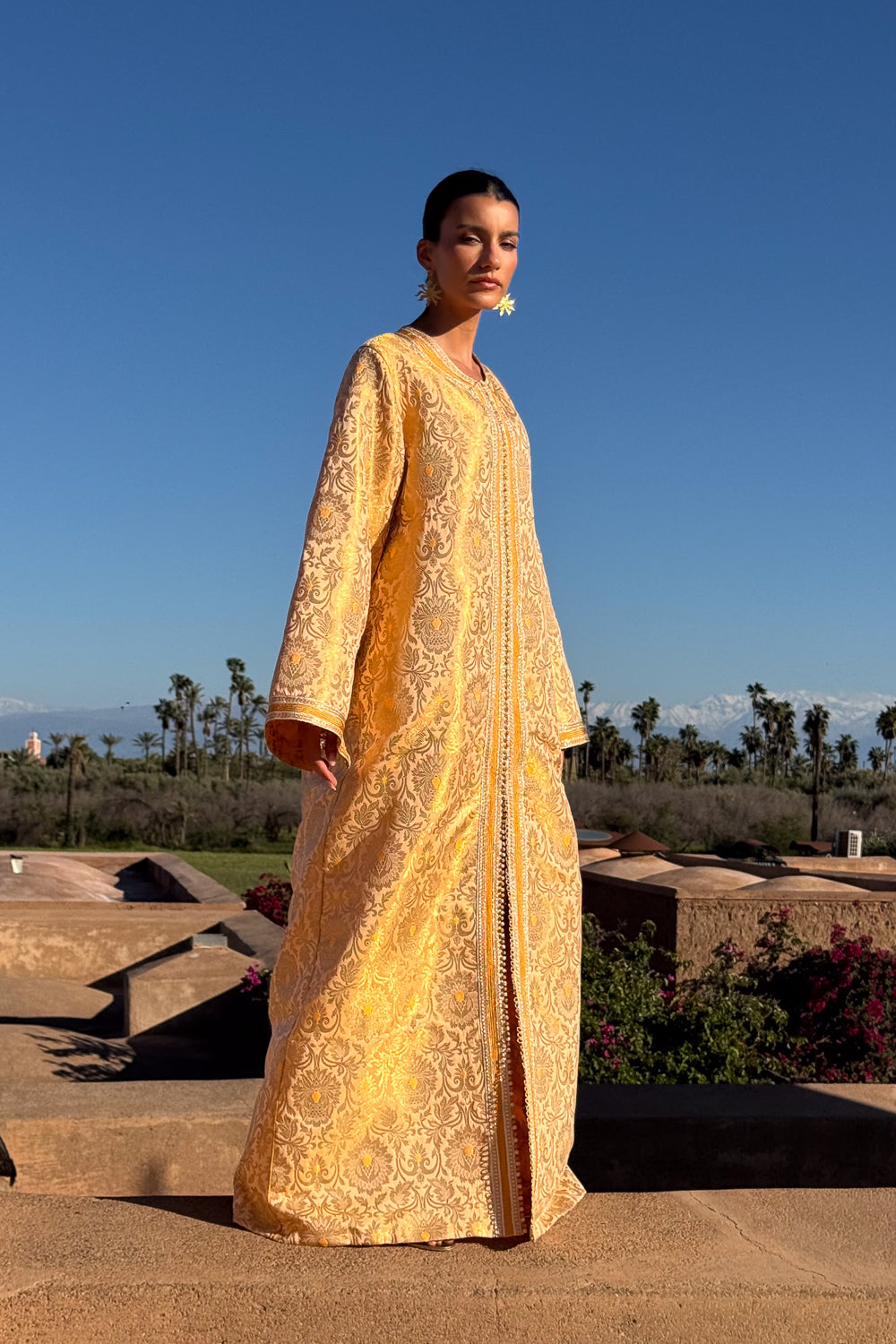CHEHAB SILK BROCADE KAFTAN