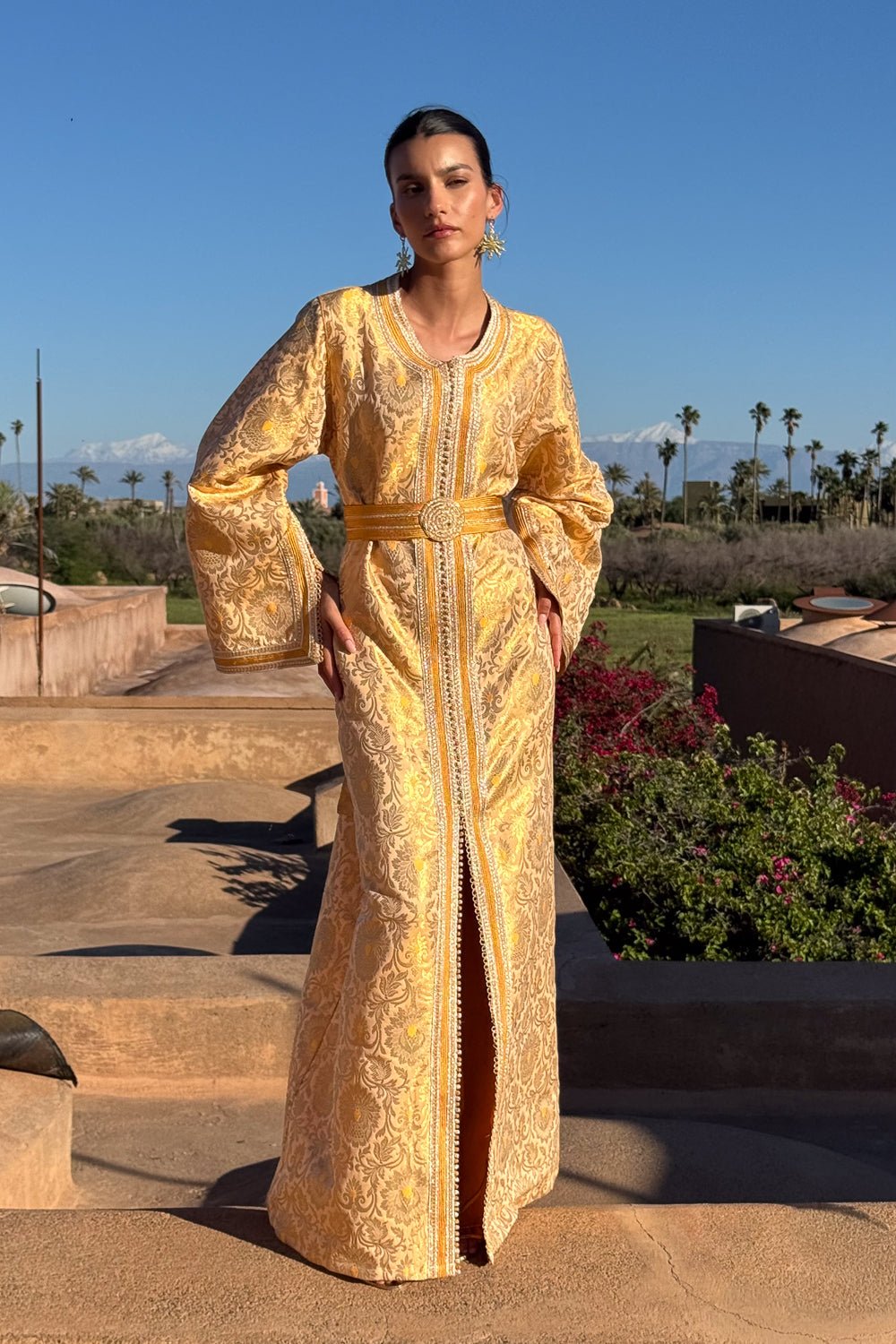 CHEHAB SILK BROCADE KAFTAN