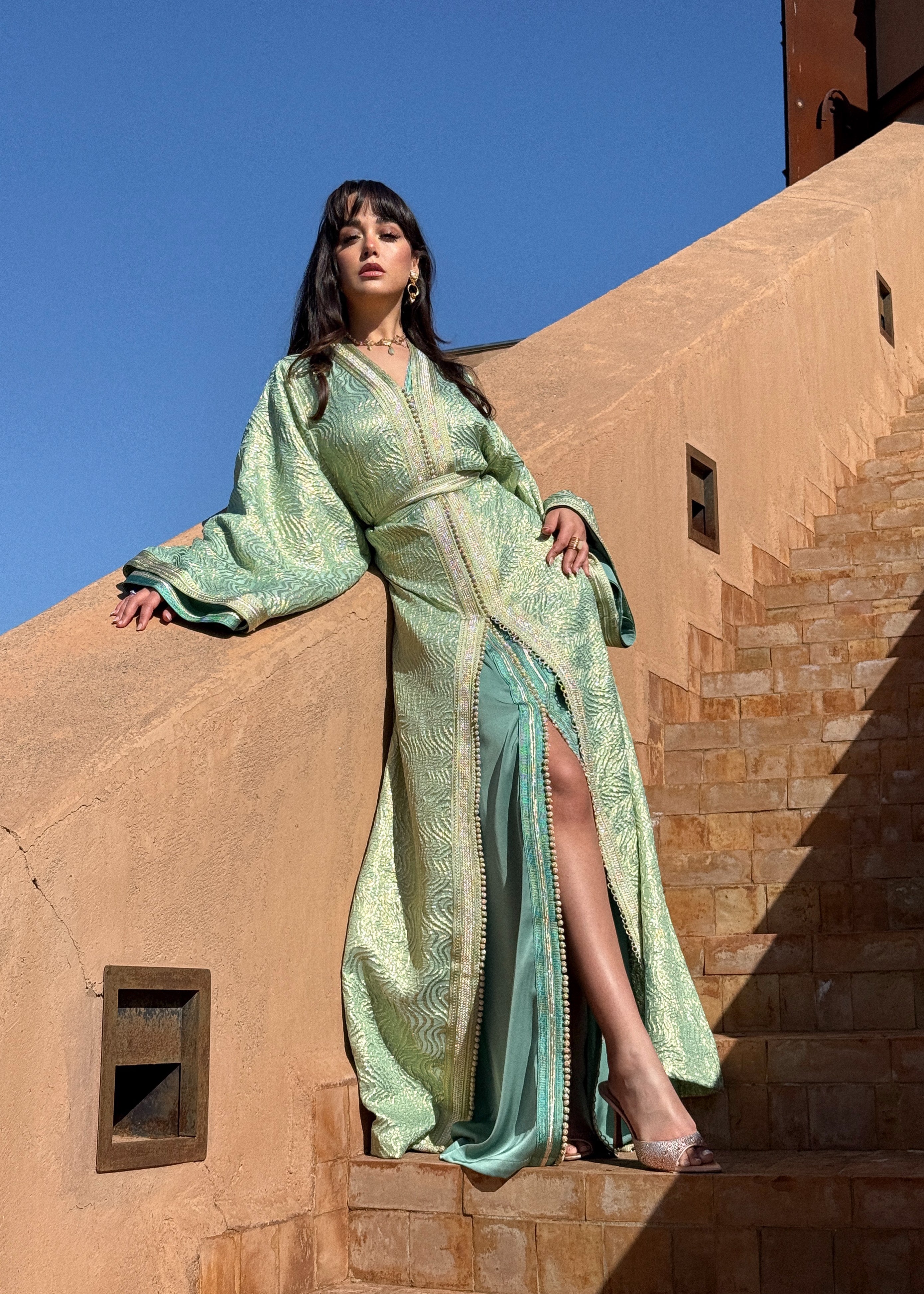 ADIBA TWO-PIECE KAFTAN