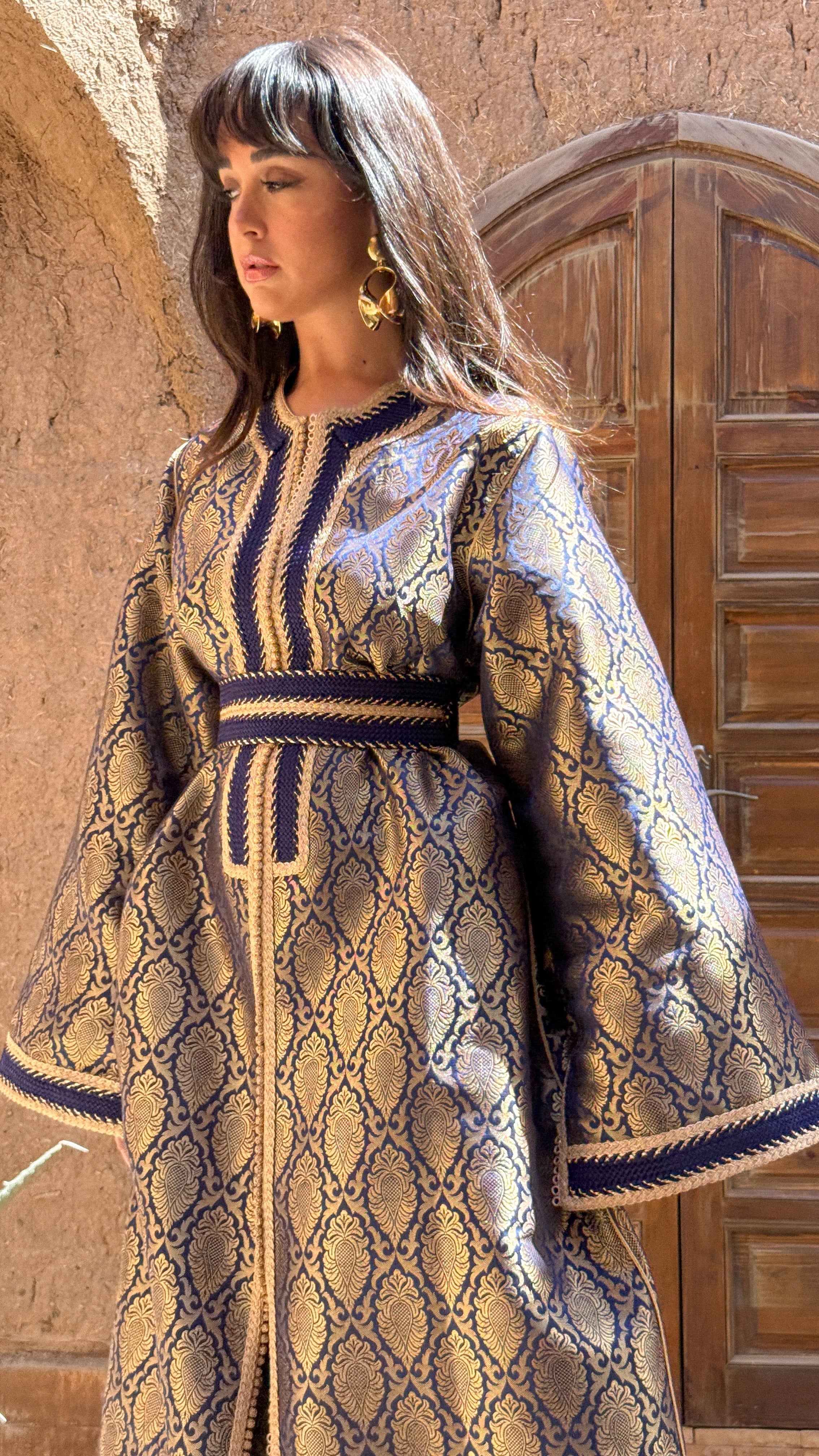 IJLAL SILK BROCADE KAFTAN