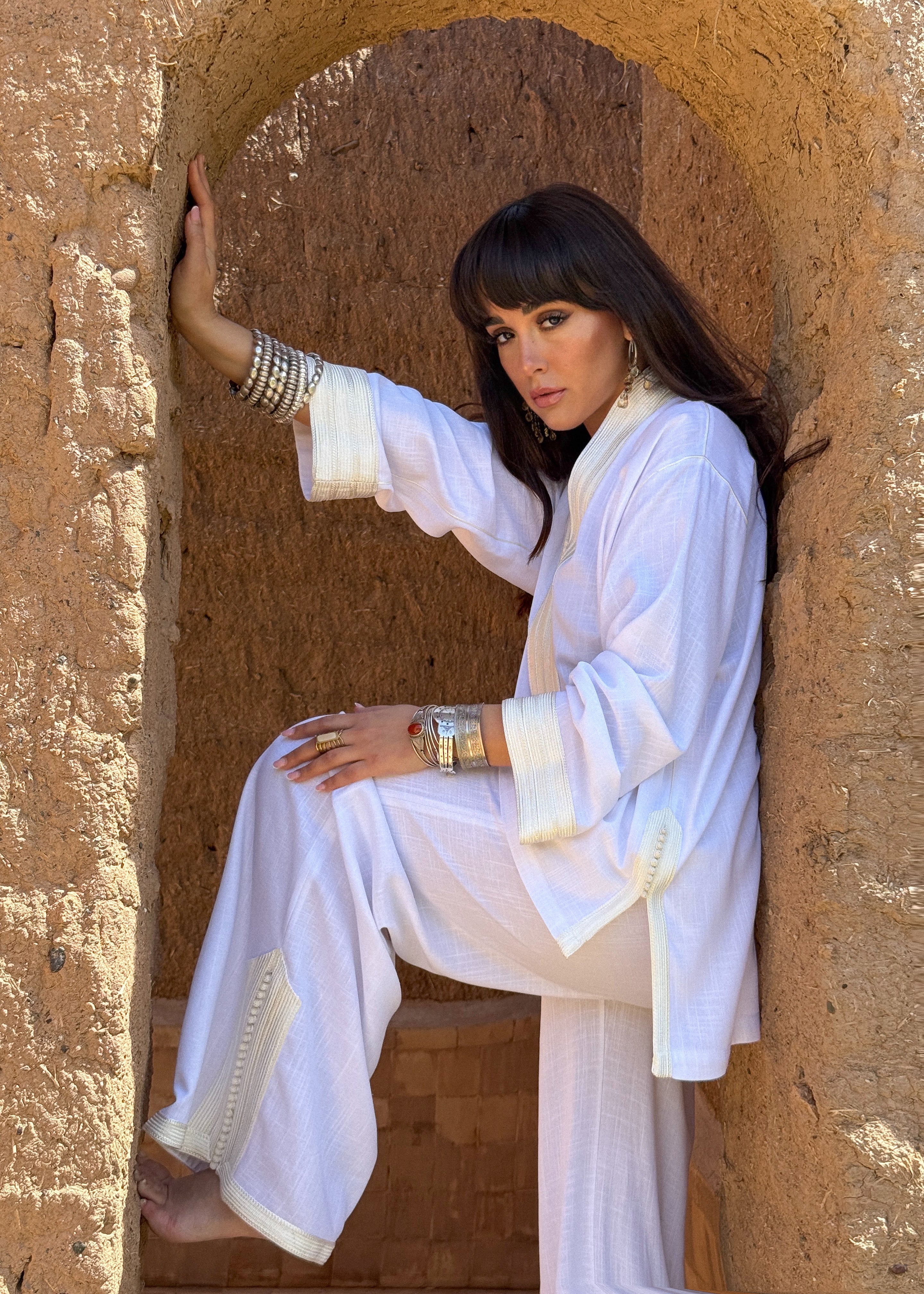 KAMLA LINEN MATCHING SET