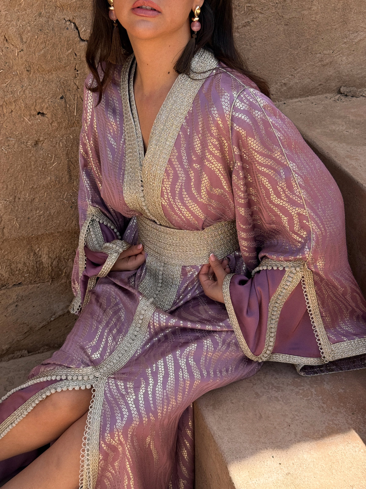 Saada Two-Piece Kaftan by Moroccan Touch