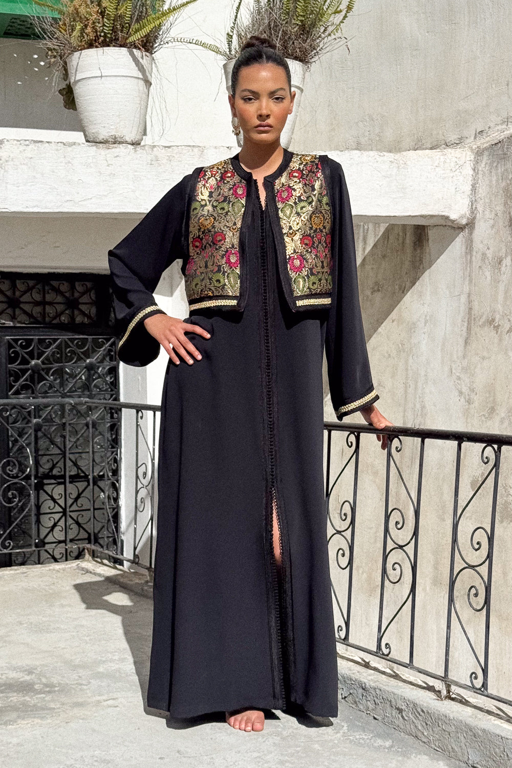 MOUNA TWO-PIECE KAFTAN & GILET
