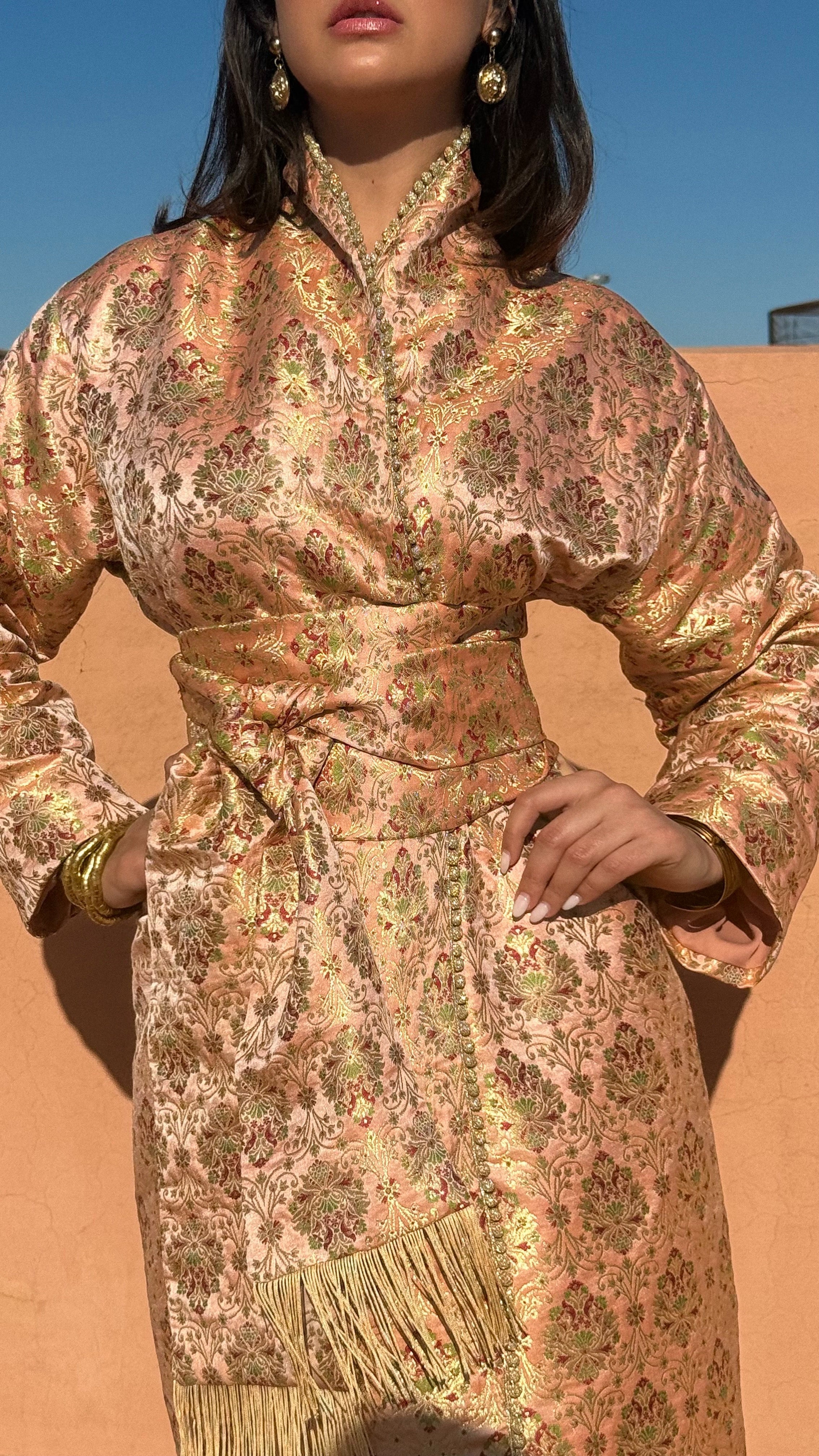 SALMA BROCADE KAFTAN KIMONO