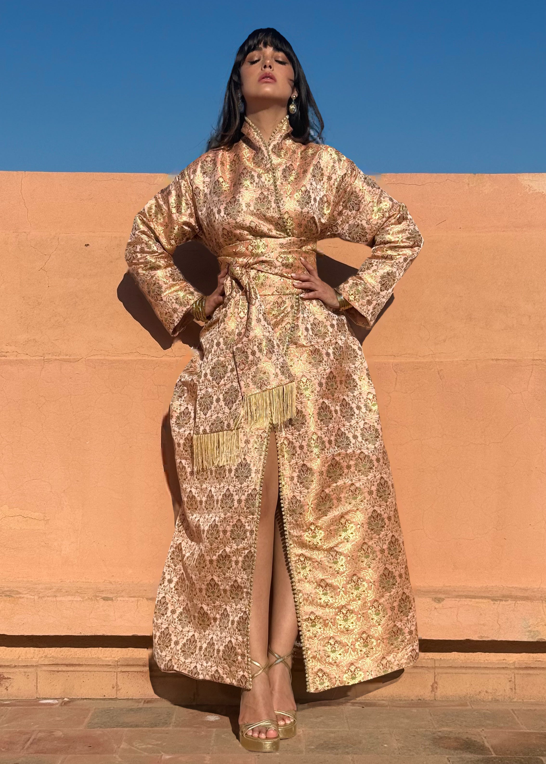 SALMA BROCADE KAFTAN KIMONO