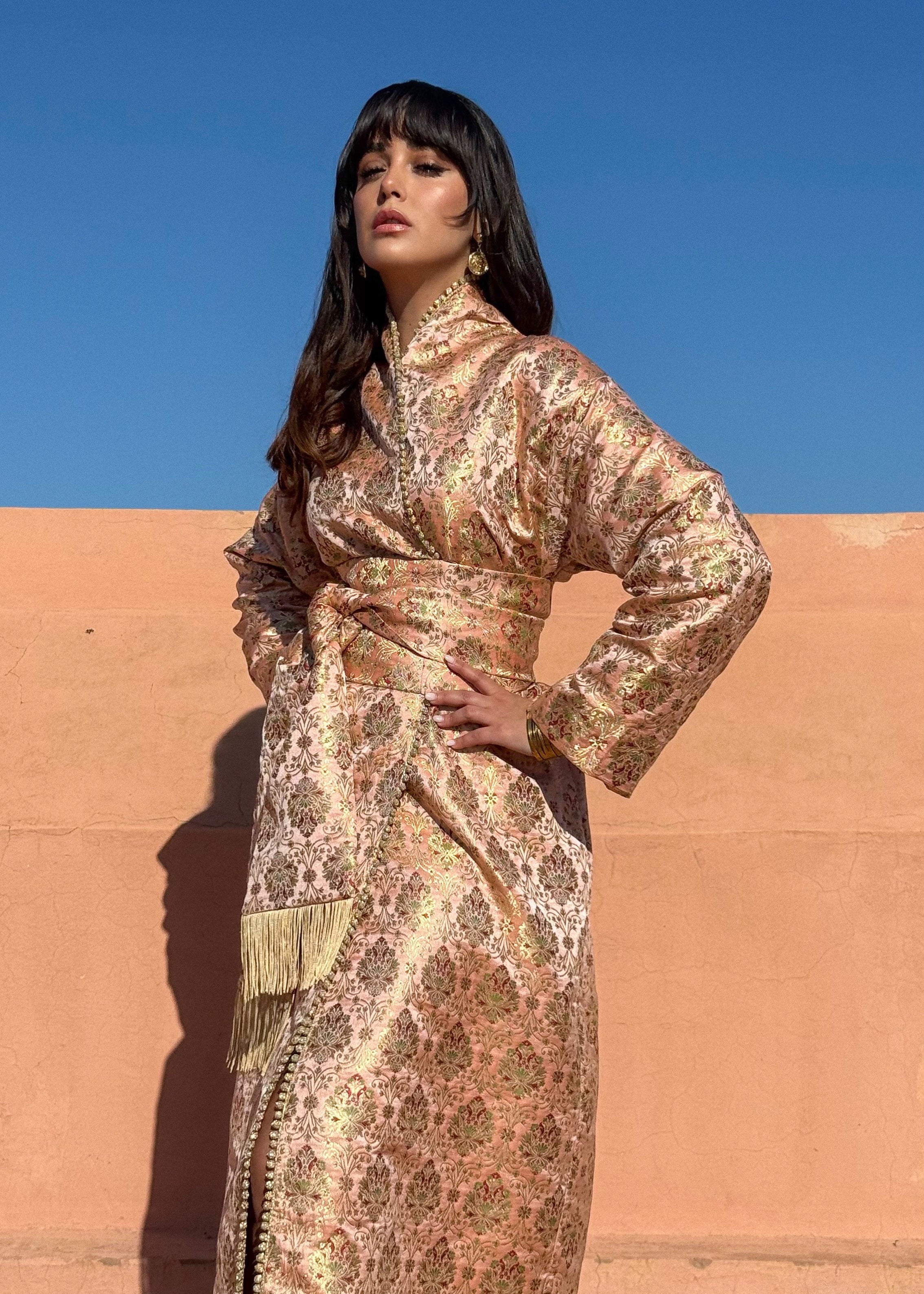 SALMA BROCADE KAFTAN KIMONO
