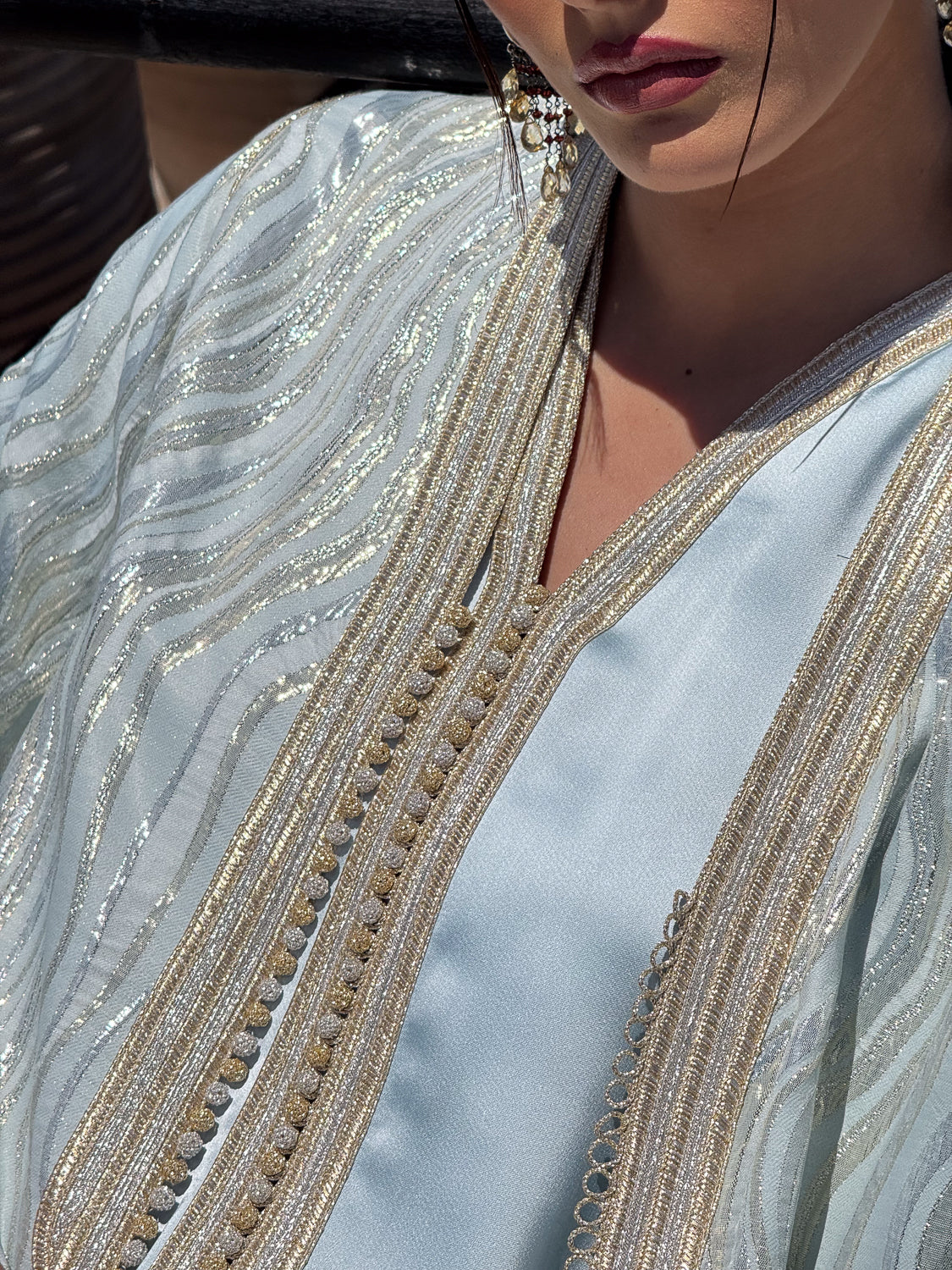 KHALISAH TWO-PIECE SILK KAFTAN