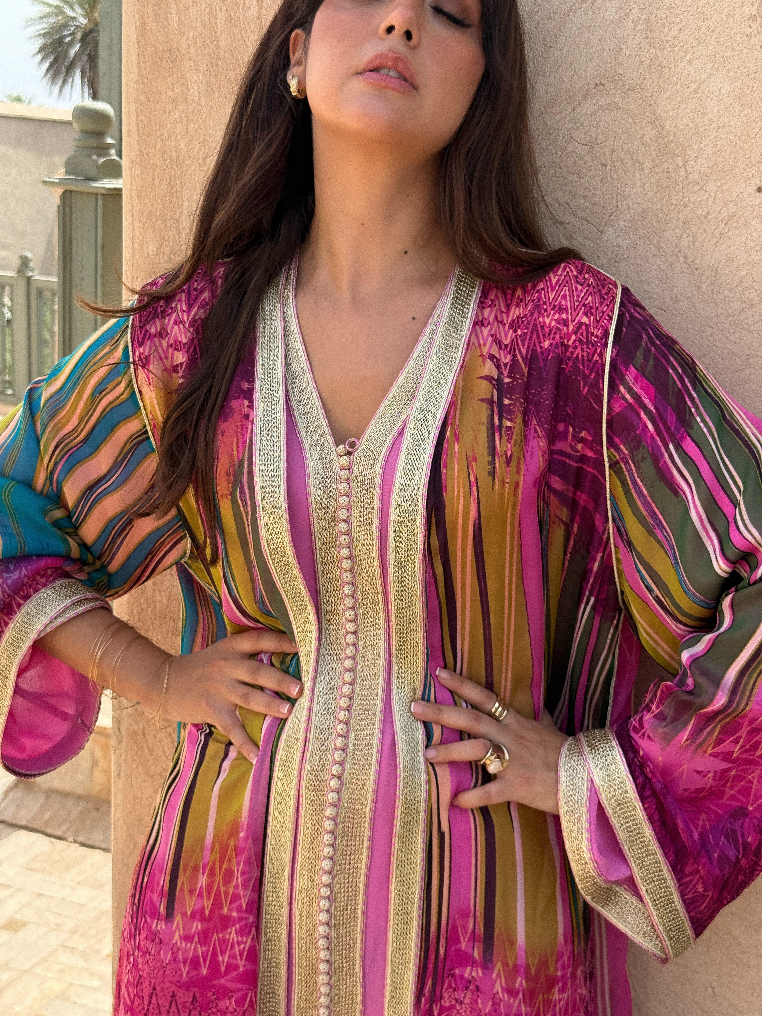 JALILA TWO-PIECE KAFTAN