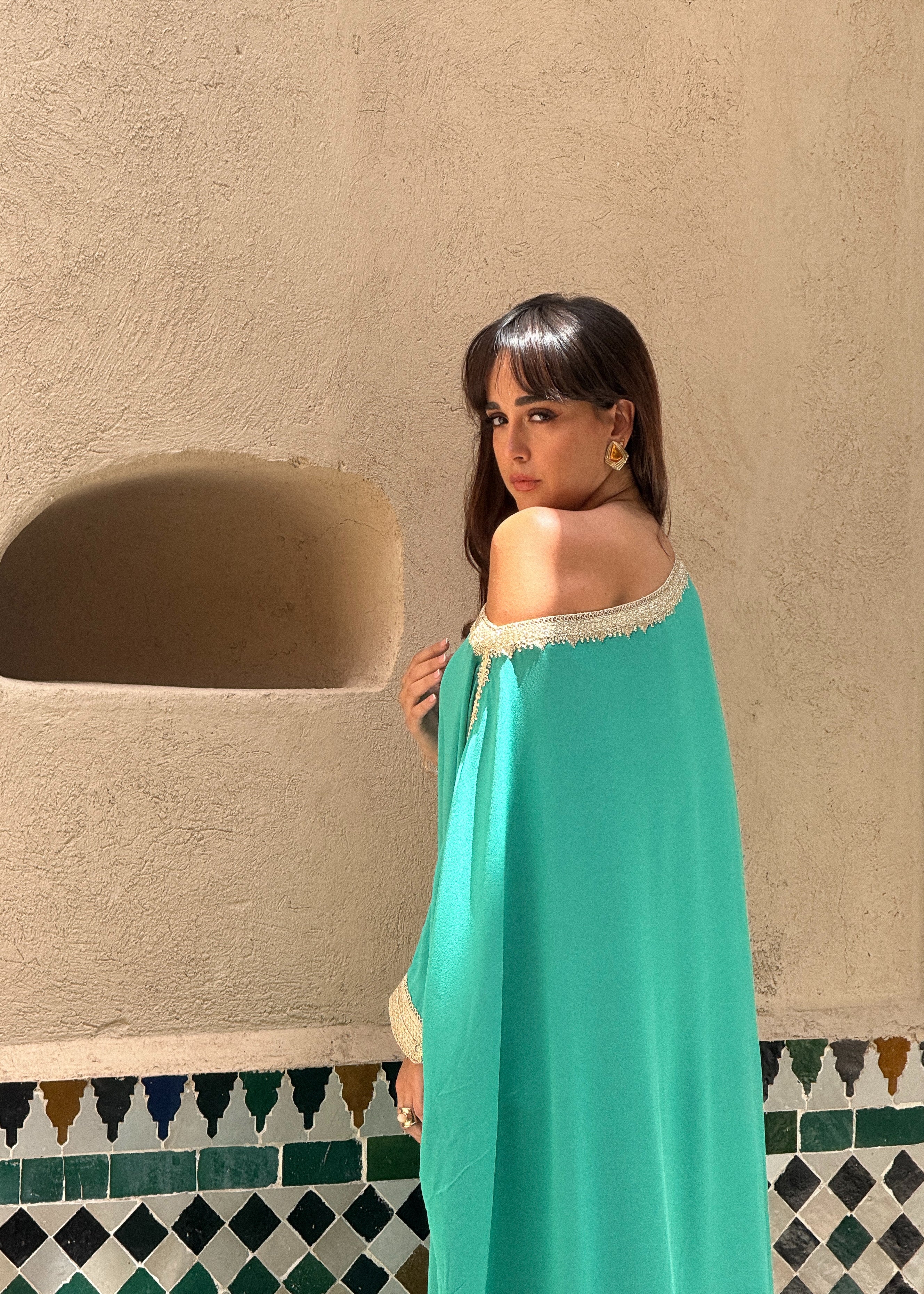 LAMIA SILK KAFTAN