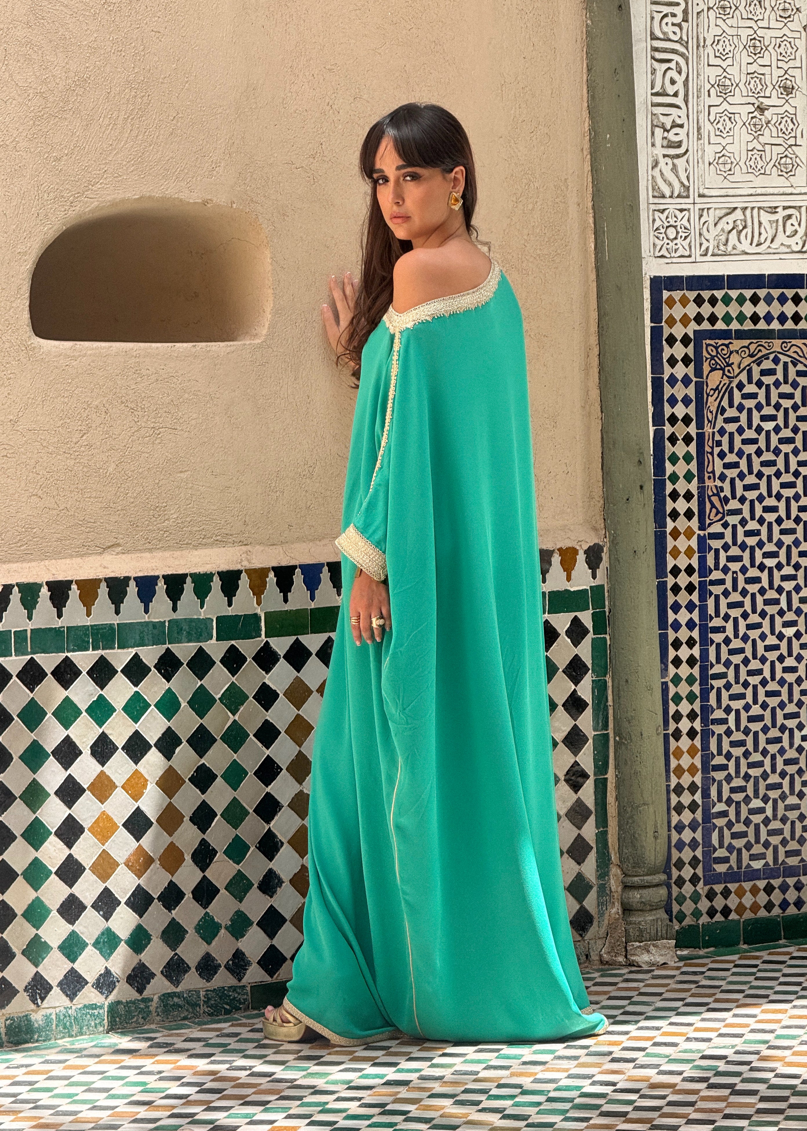 LAMIA SILK KAFTAN