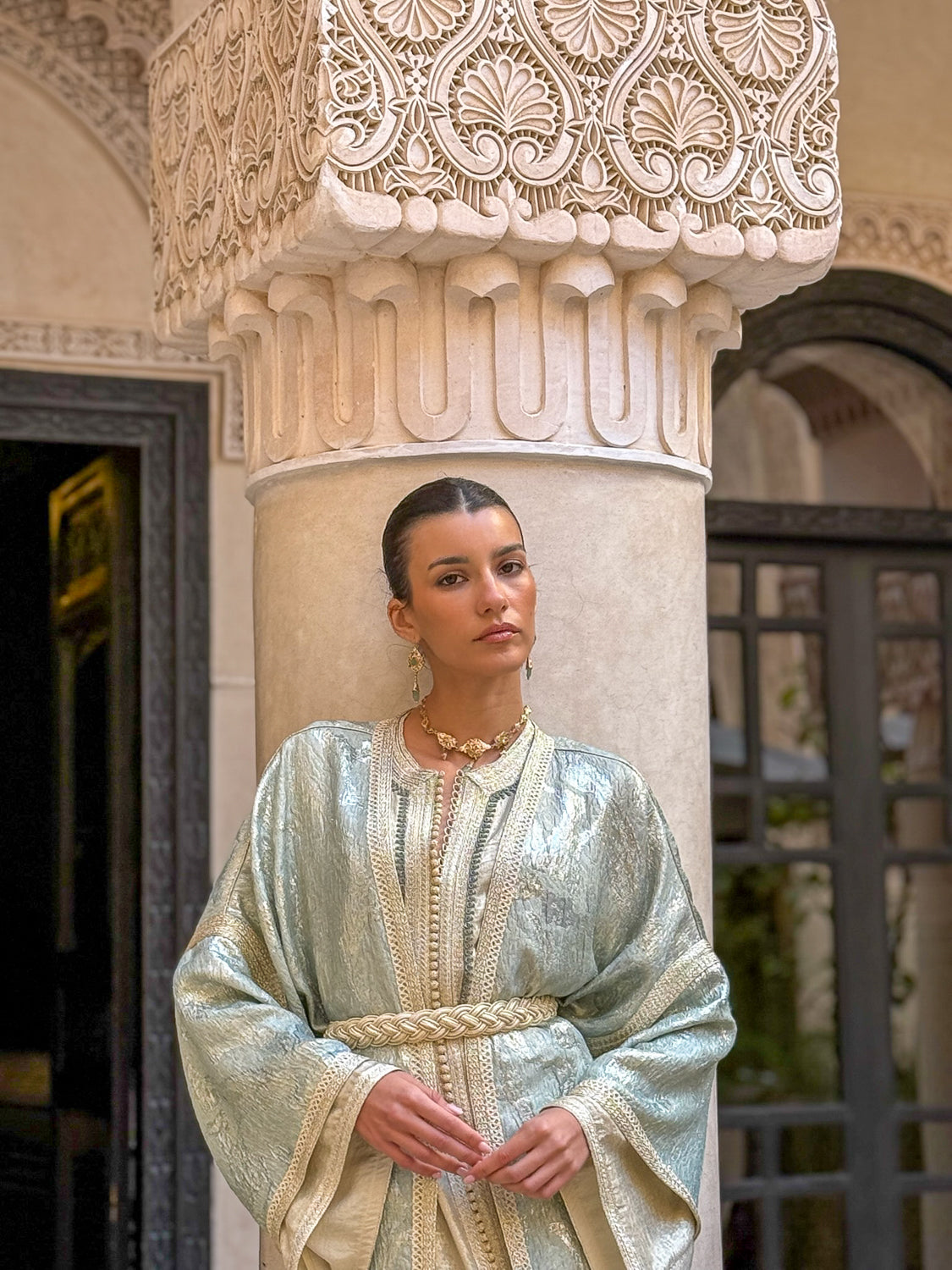 ZAHIRA TWO-PIECE KAFTAN