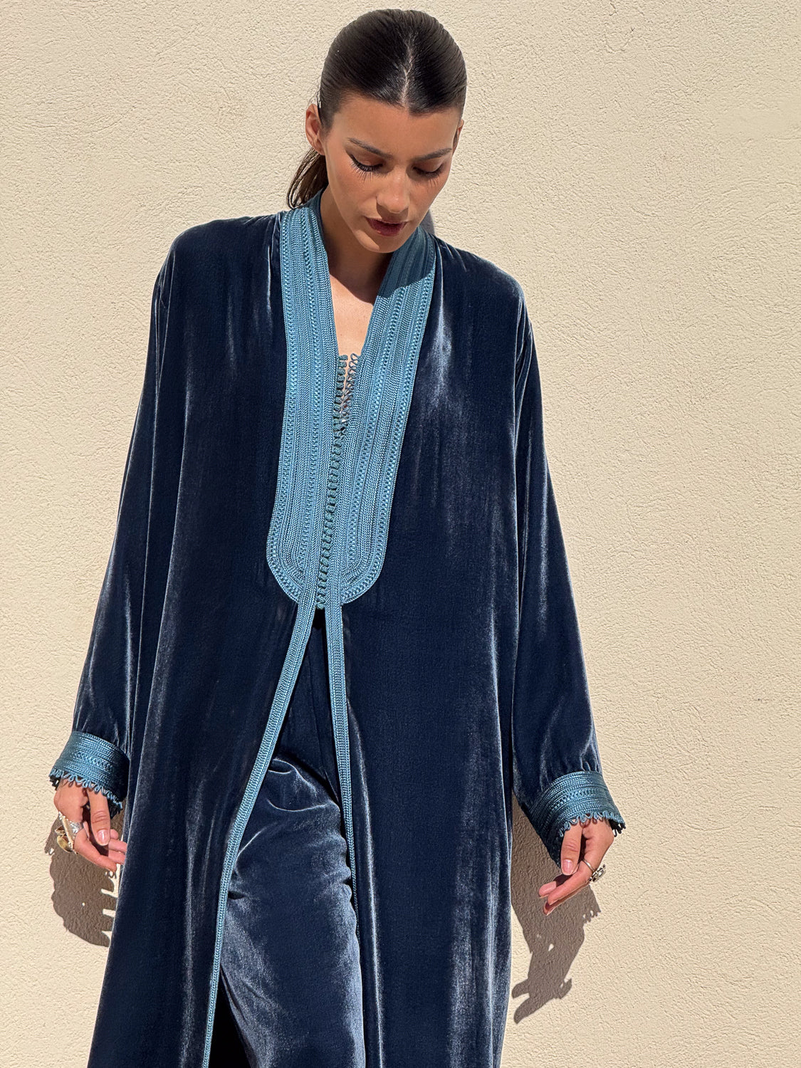 ABIR TWO-PIECE VELVET SET