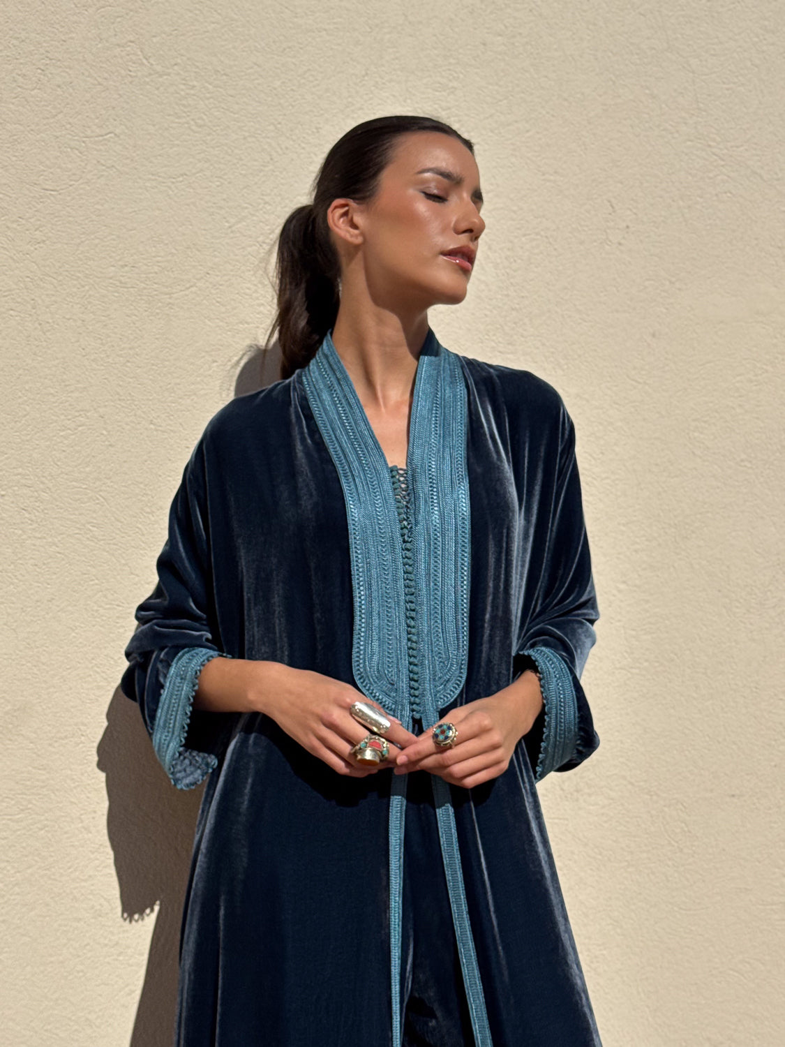ABIR TWO-PIECE VELVET SET