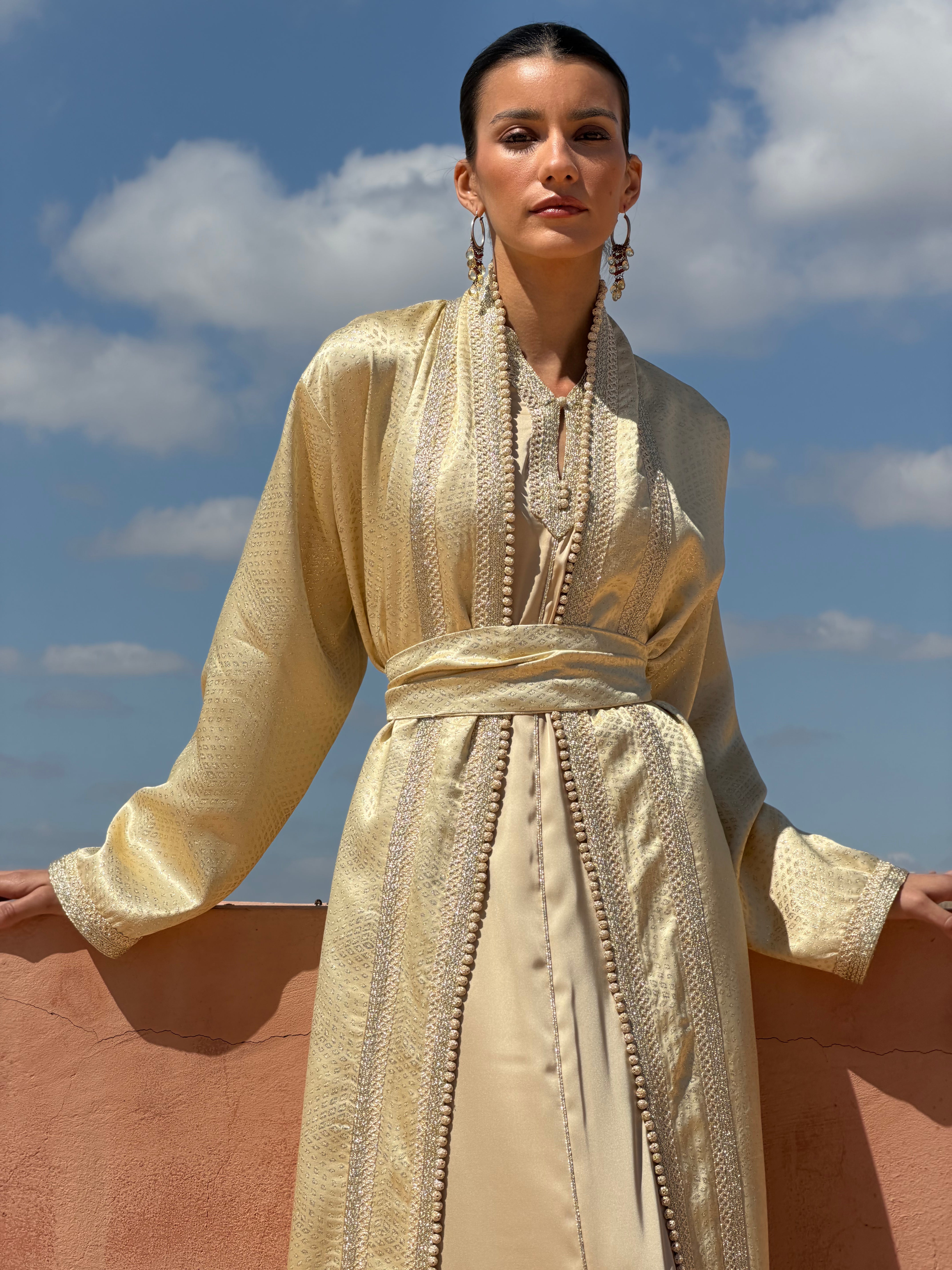 ZAYNA TWO-PIECE KAFTAN & KIMONO