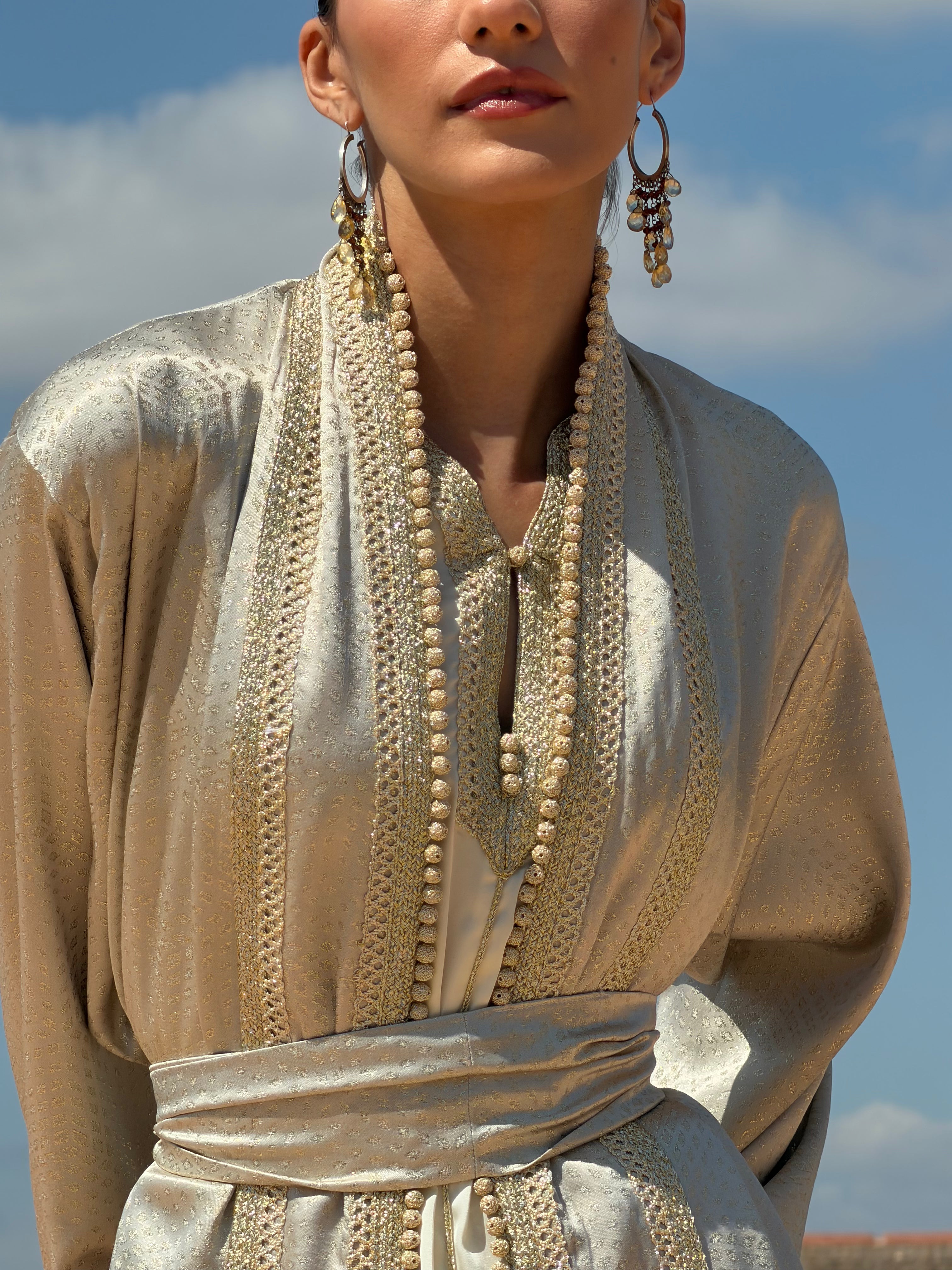 NASSIMA TWO-PIECE KAFTAN & KIMONO