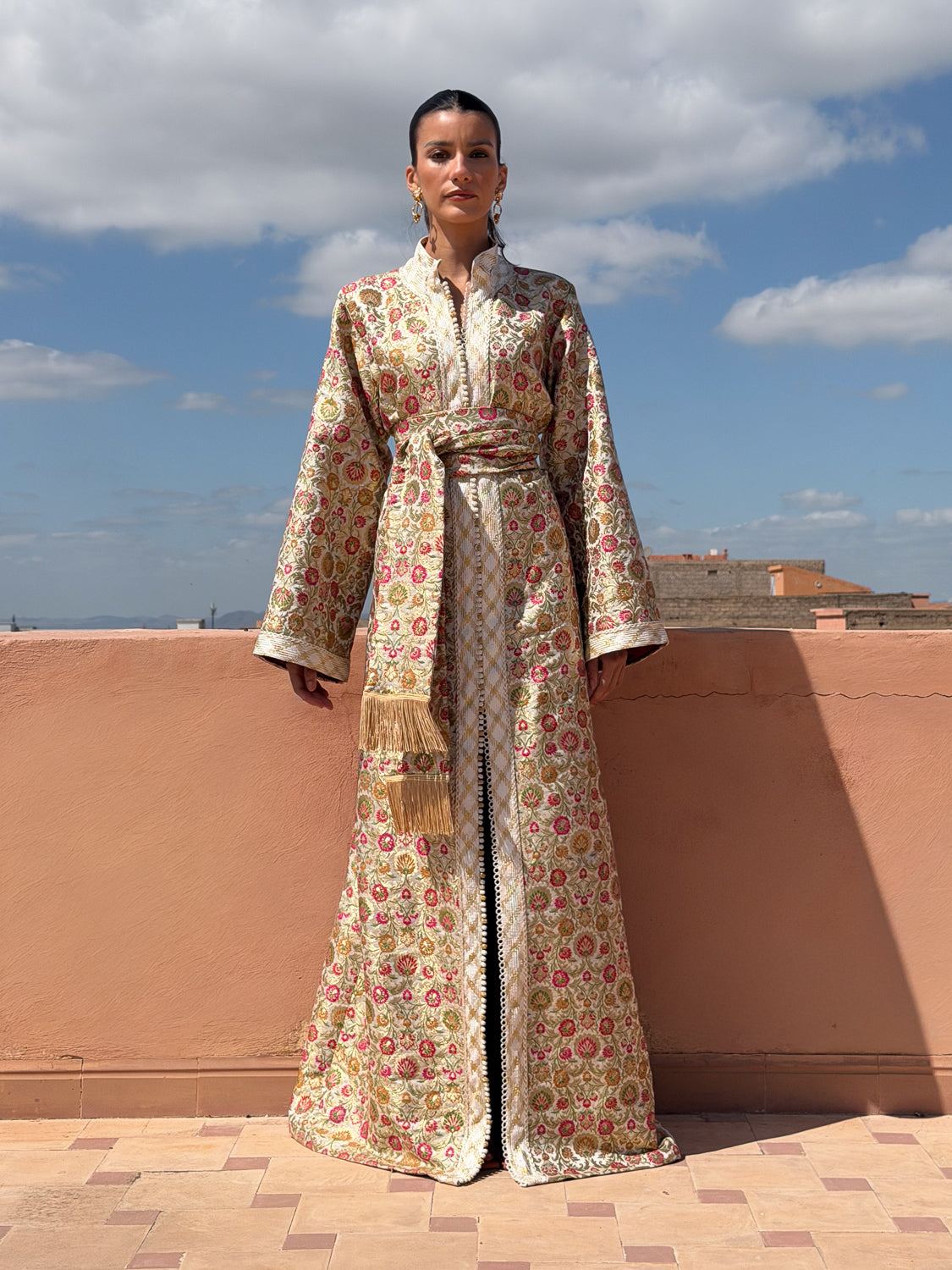 SOUMIYA SILK BROCADE KAFTAN